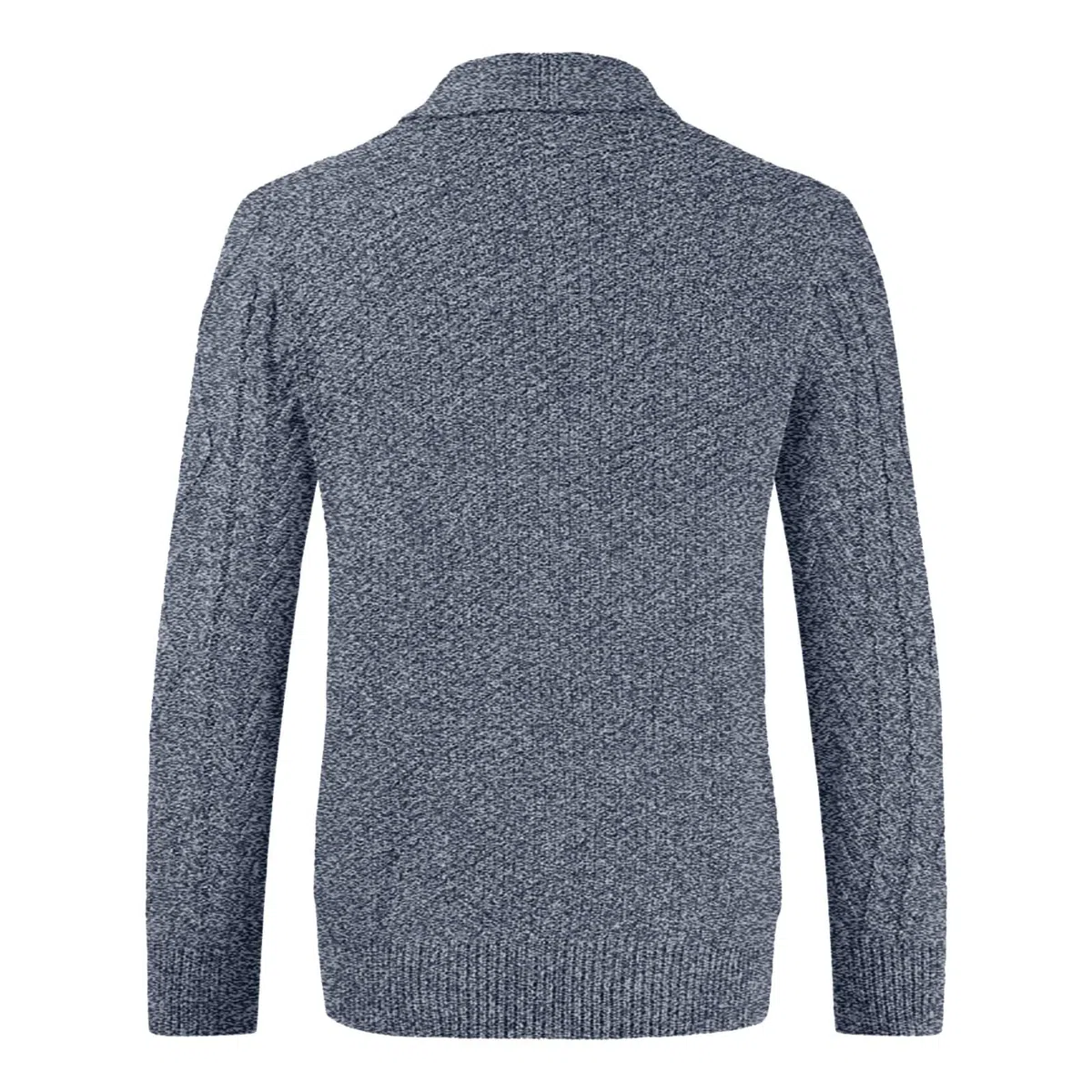 Cardigan De Lana Hombre, Chaqueta De Punto Hombre con Cuello En V Manga Larga Suéter De Punto con Botones Elegante Ajustado Cárdigan Ligero con Bolsillos para Otoño E Invierno