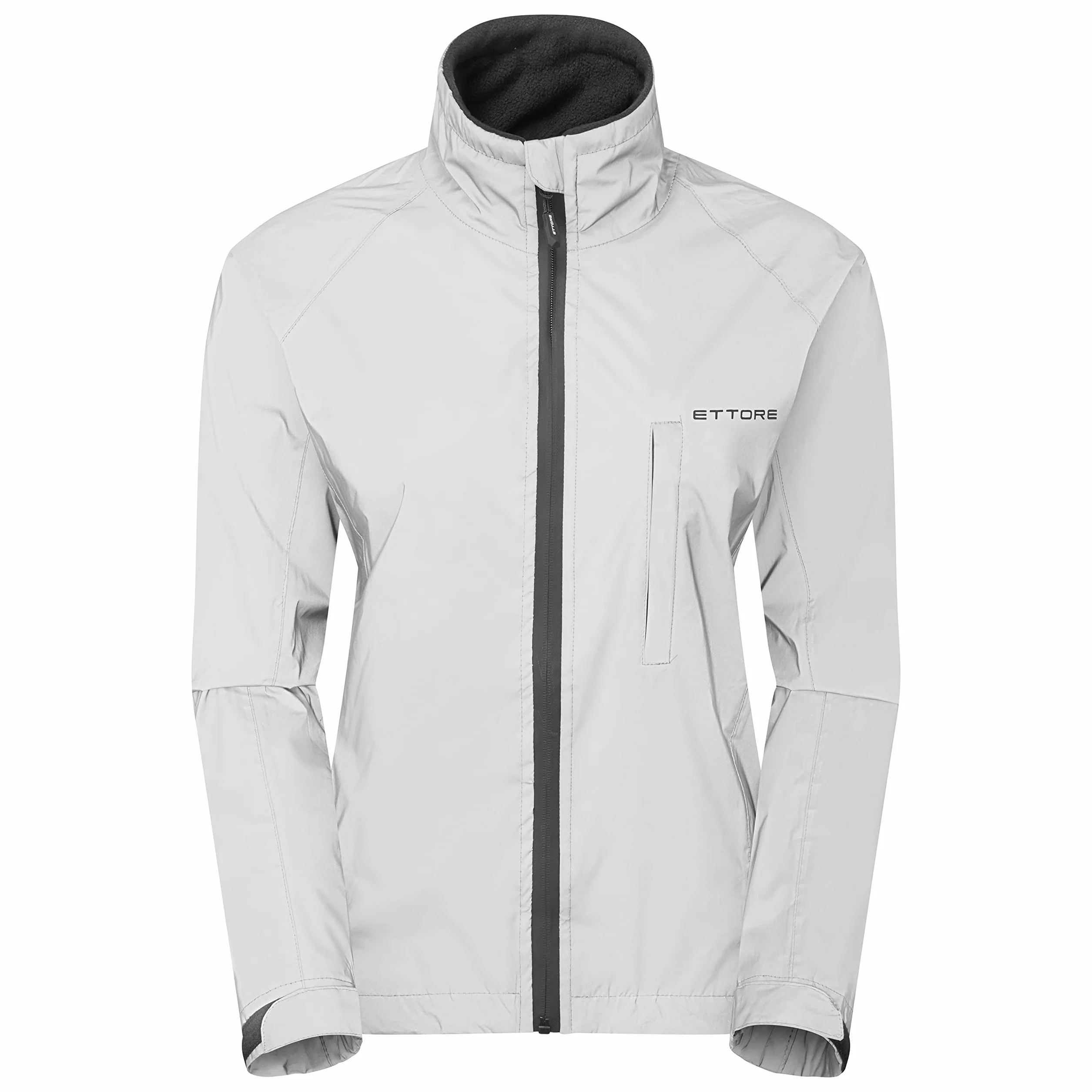 Ettore Chaqueta De Ciclismo Impermeable Y Transpirable De Alta Visibilidad En Color Plata para Mujer - Night Glow