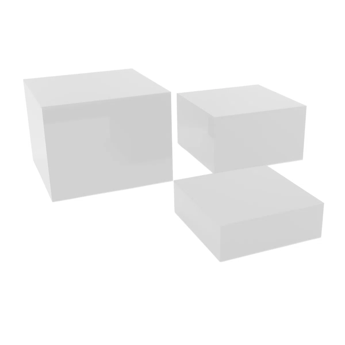 Aramox Soportes Exhibidores Acrílicos, Racks para Mesa de Postres Buffet,