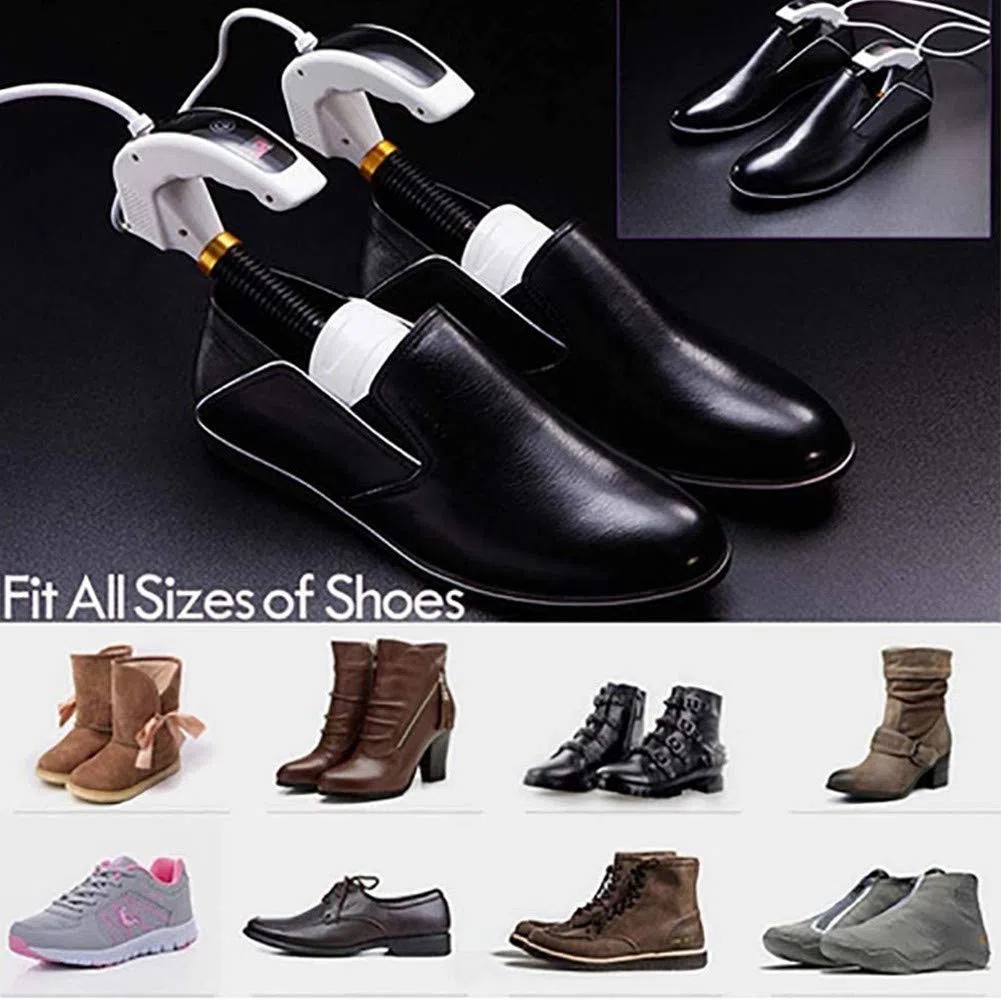 Secador De Botas con Esterilización UV, Desodorizante Doméstico Desinfección Secadora De Zapatos UV para Zapatos De Cuero/Zapatos Deportivos/Botas De Nieve/Zapatillas Secador De Zapatos Eléctrico Po