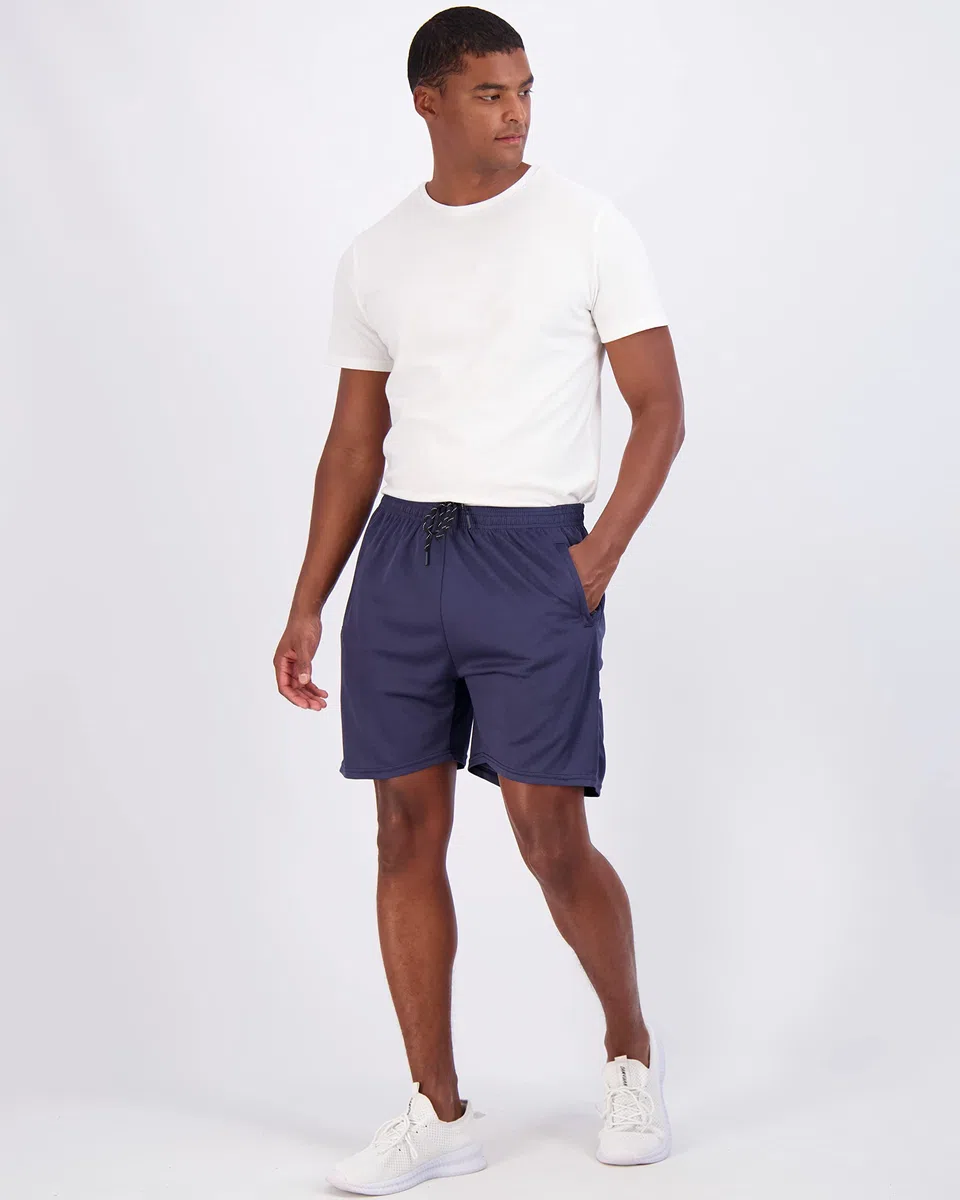 Real Essentials Pantalones Cortos de Gimnasio - Pantalones Cortos de Tenis Hombre