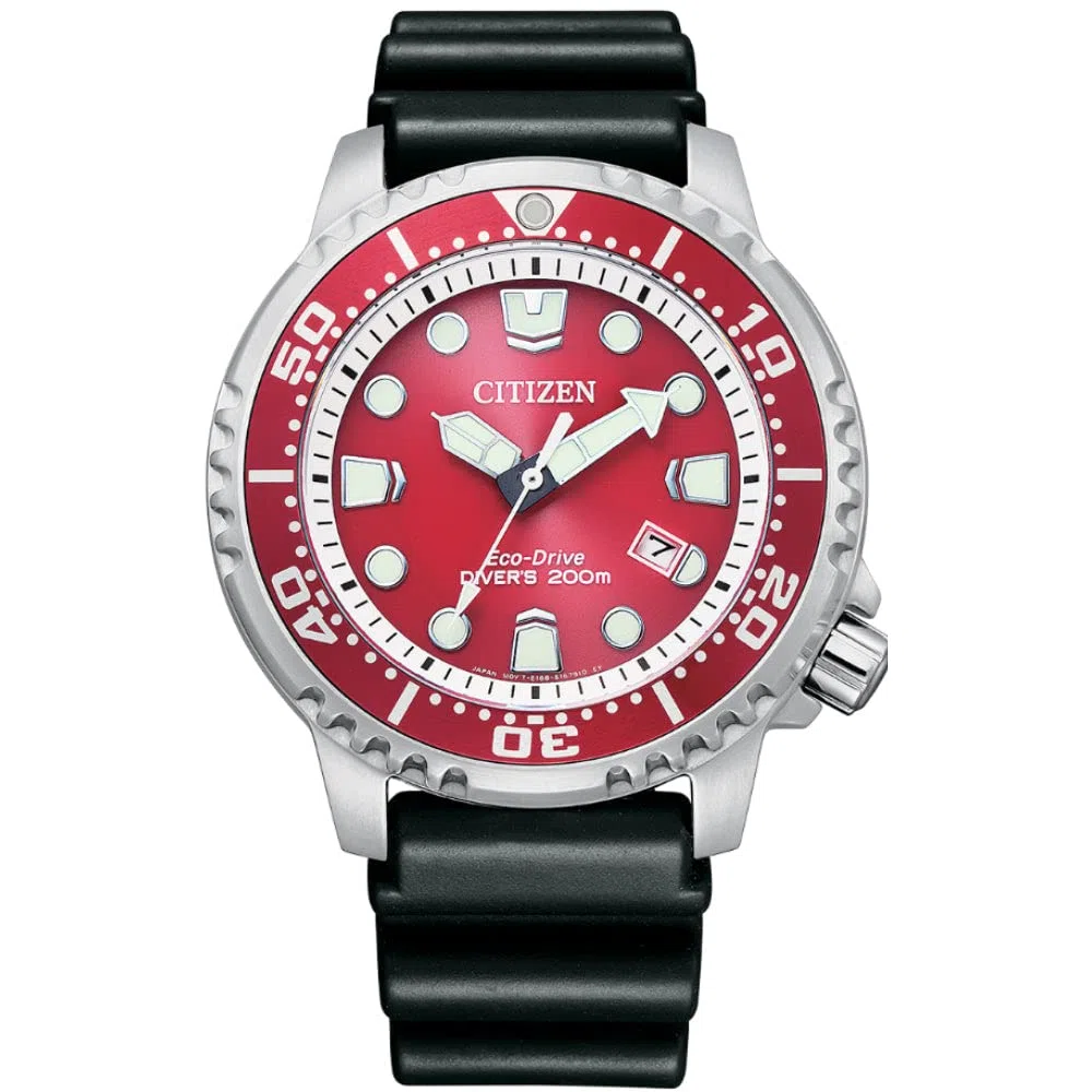 Citizen Reloj Analógico para Hombres de Eco-Drive con Correa en Caucho