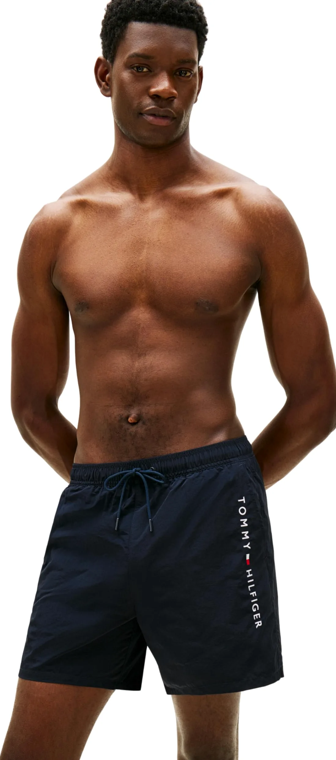 Tommy Hilfiger Medium Drawstring Zip Pocket Um0um03748 Traje de baño Hombre (Pack de 1)