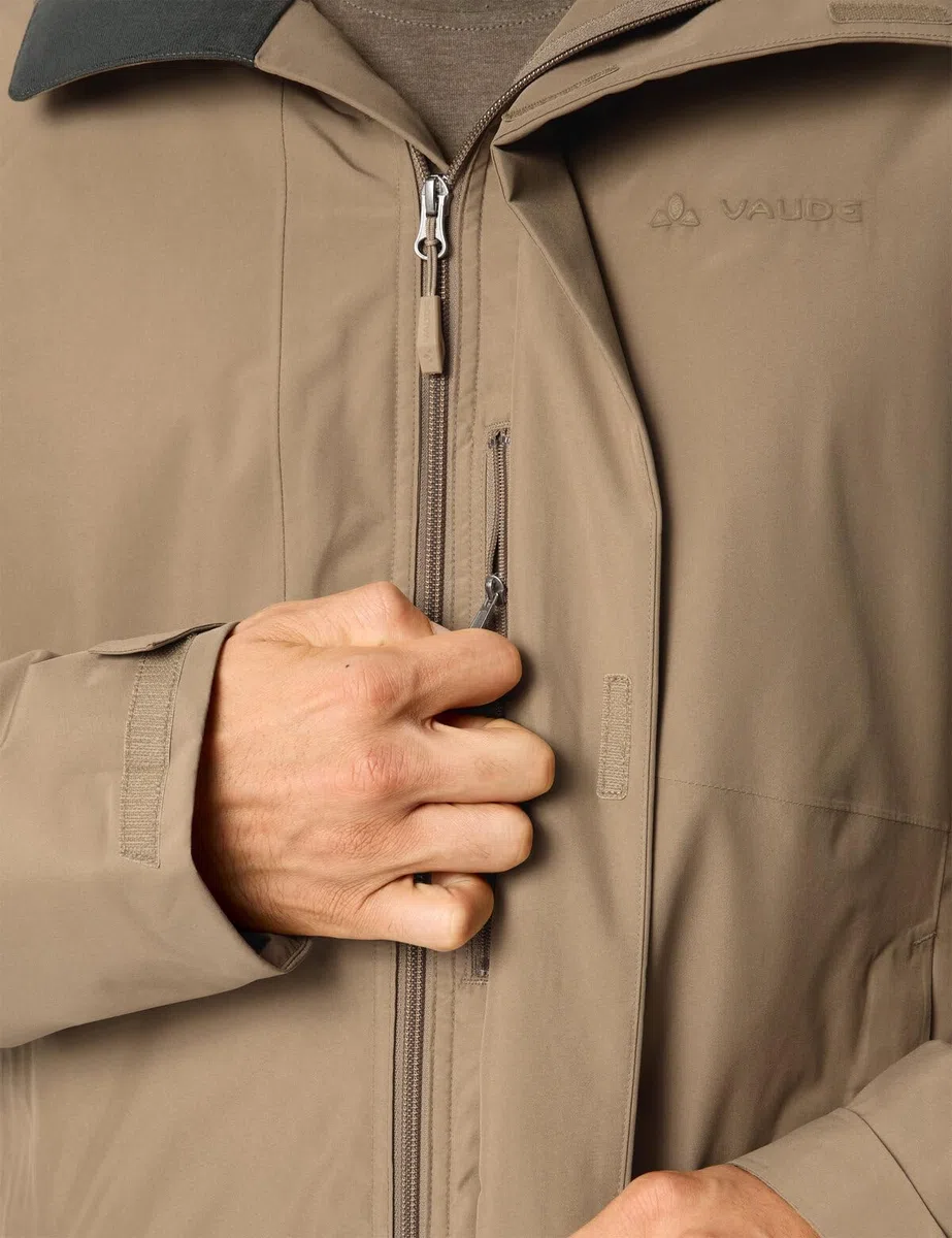 VAUDE Rosemoor Parka acolchada de invierno para hombre, impermeable, cortavientos y transpirable