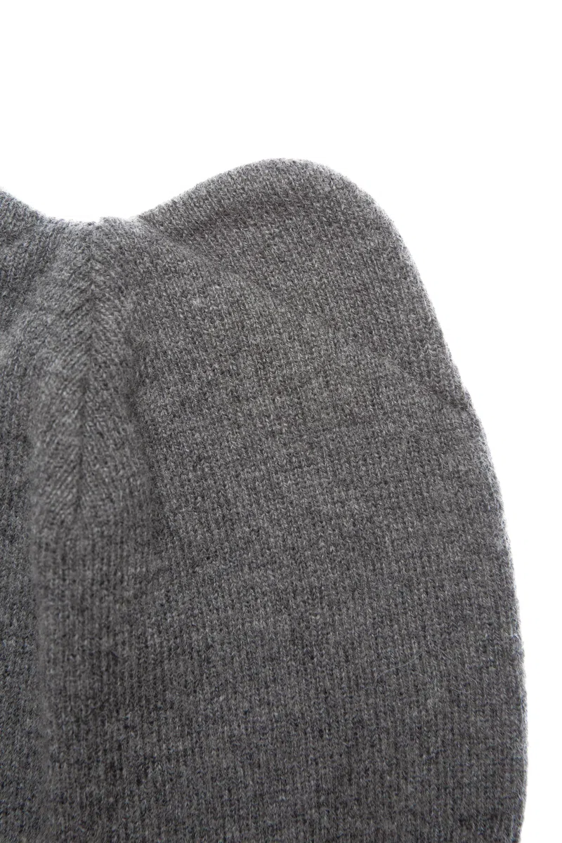 Gorro infantil de punto de una sola capa de lana de merino y cachemira para niños pequeños, gorro supersuave y cálido para niños y niñas de 1 a 8 años, gorro de invierno para niños en beige,
