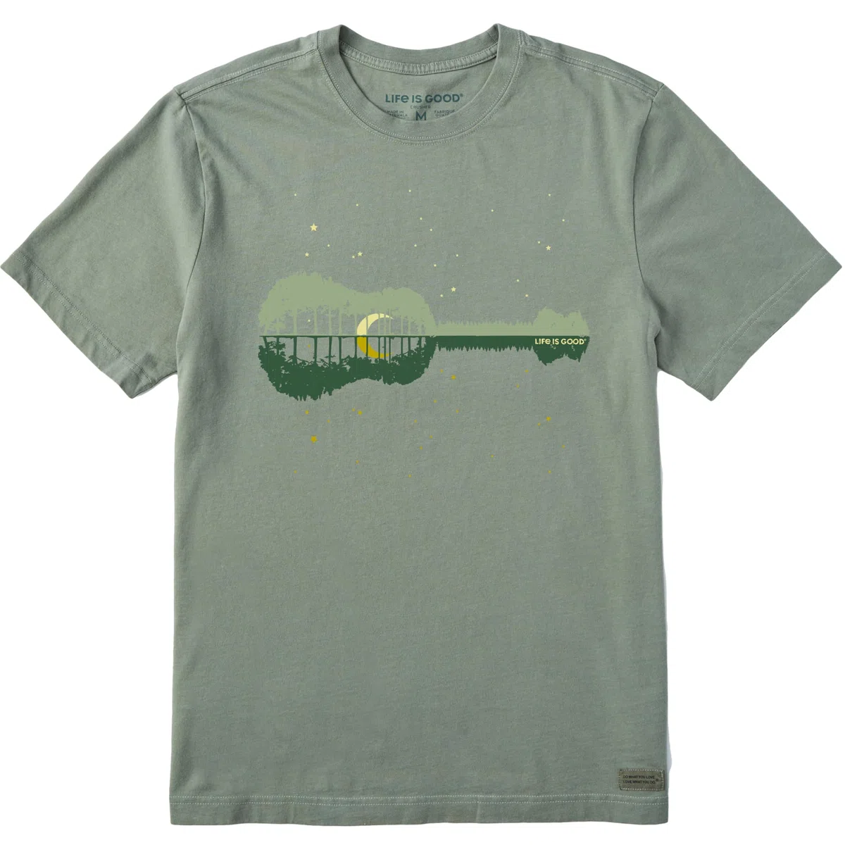 Life Is Good Crusher tee Shirt, Short Sleeve Cotton Graphic T-Shirts, Natural Rhythm Camiseta Hombre (Pack de 1)