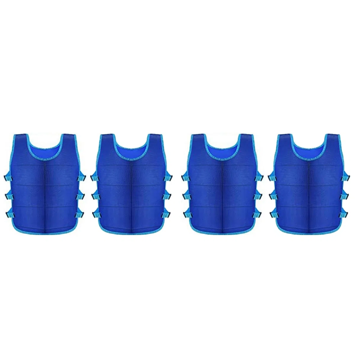 rieder Chaleco refrigerante de 4 piezas con bolsa de hielo de 96 piezas, chaleco de hielo ajustable para hombres y mujeres, trabajo en climas cálidos, pesca, ciclismo