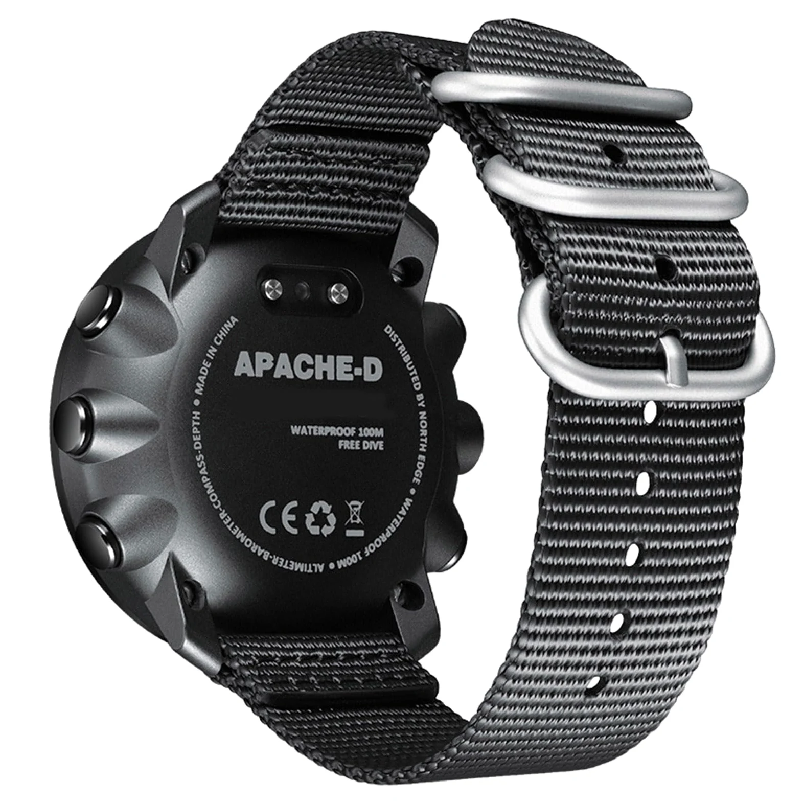 Garsent Reloj Deportivo Digital Profesional para Hombre con Retroiluminación LED y Brújula para Buceo Al Aire Cronómetro Resistente Al Agua de 100 M Contador de Pasos