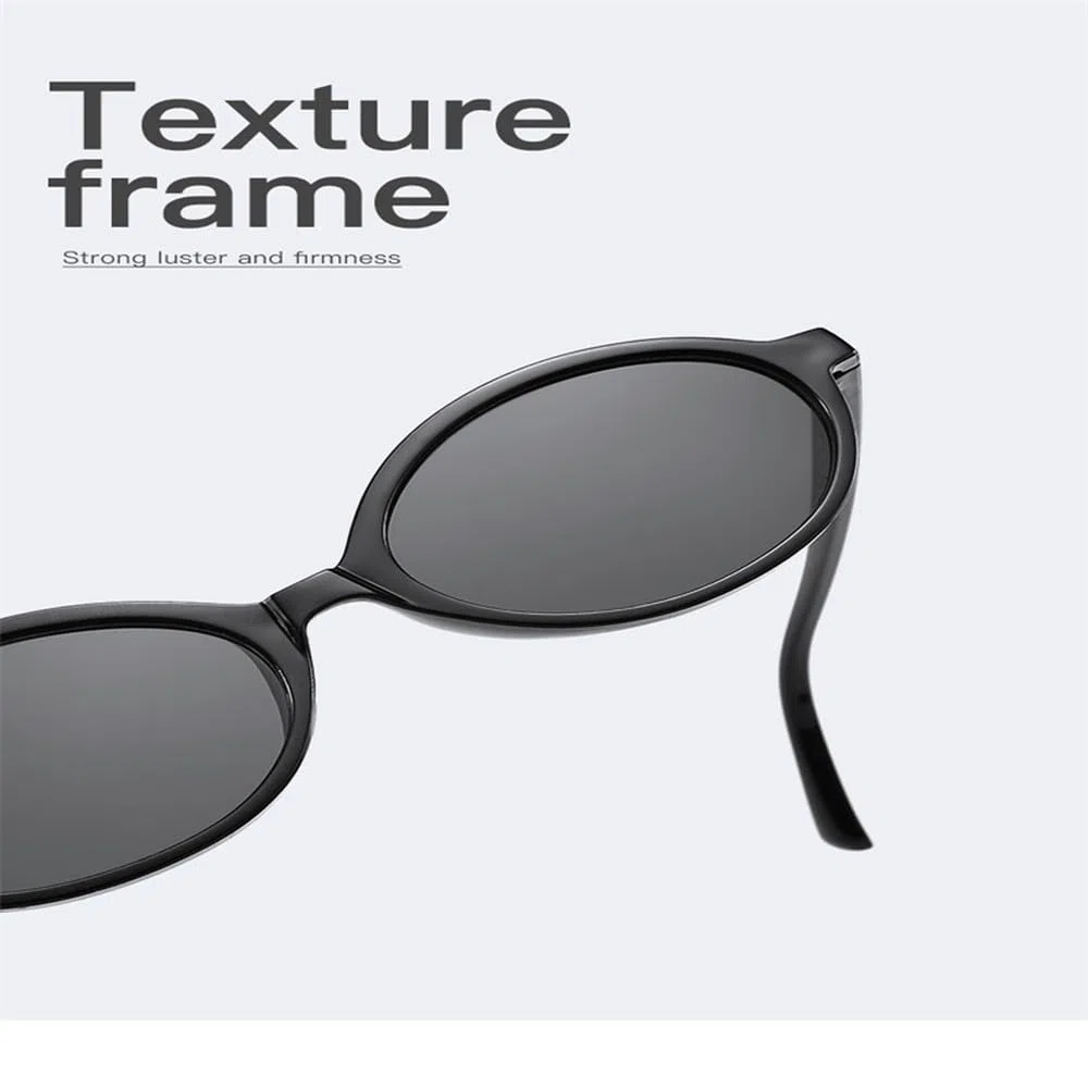 Gafas de sol ovaladas pequeñas vintage para hombre y mujer, gafas de sol modernas con protección UV400.
