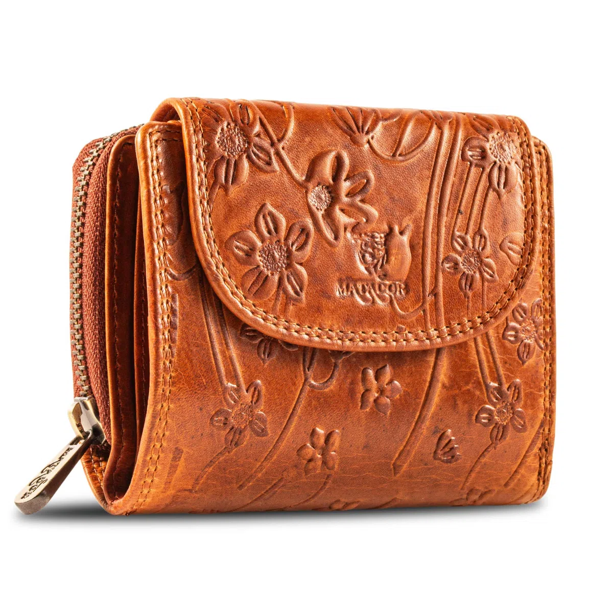 Matador Cartera de cuero genuino 3699, 12,5 x 10 x 4,5 CM, Clásico