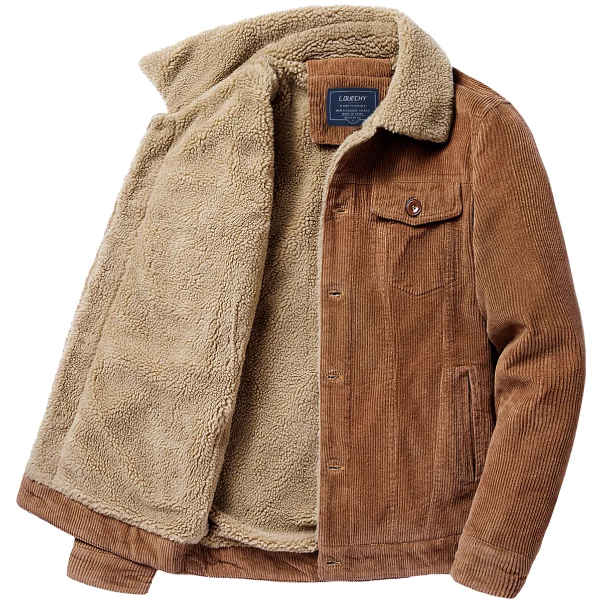 LOUECHY Western Chaqueta de camionero Hombre