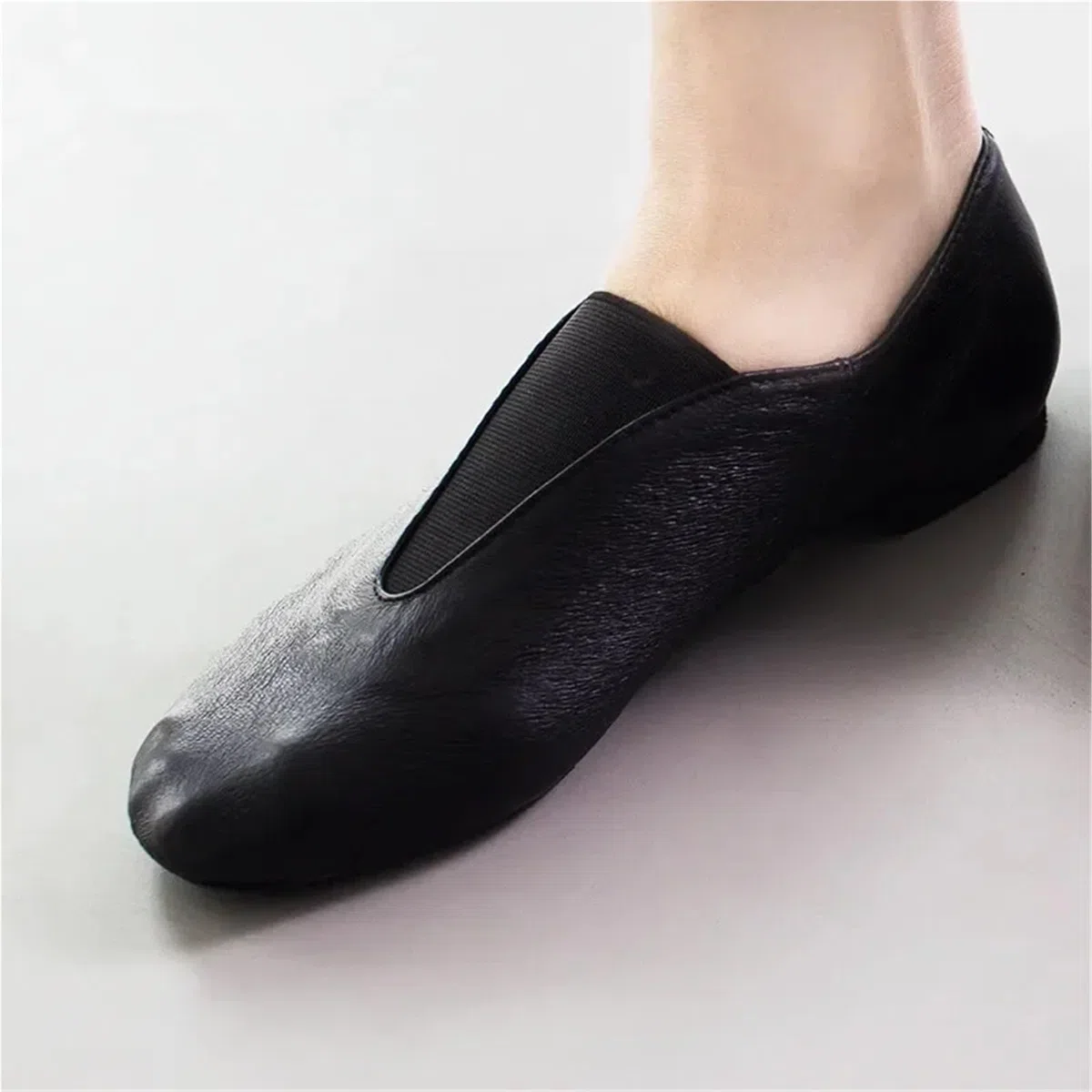 Slip On Dance Jazz Zapatos de Baile Bebé Niño Adulto Mujeres Hombres Vientre Moderno Ballet Gimnasio Jazzy Zapatillas para Presentaciones en el Escenario(Tan,39)