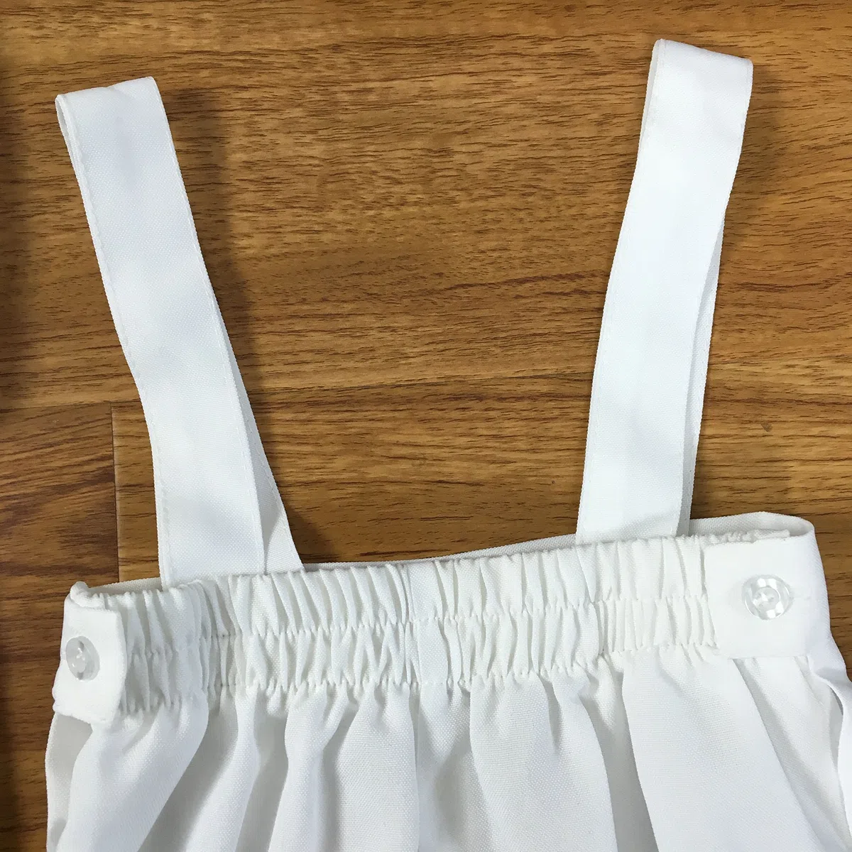 Traje para bautizo, 6 piezas, 100 % algodón, para bebé, con chaleco de jacquard 85a blanco blanco Talla:S(0-6 months)