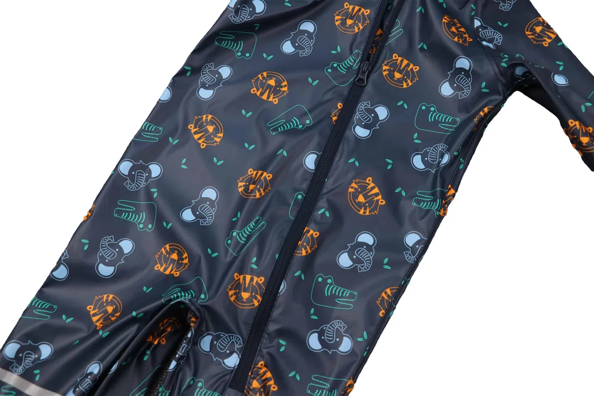 PU Impermeables de Viaje Niños Chubasqueros Entero Niña Traje de Lluvia Mono Poncho 3 en 1 Bebe Traje de Charco Infantil Chaqueta Impermeable Senderismo 1-6 Años