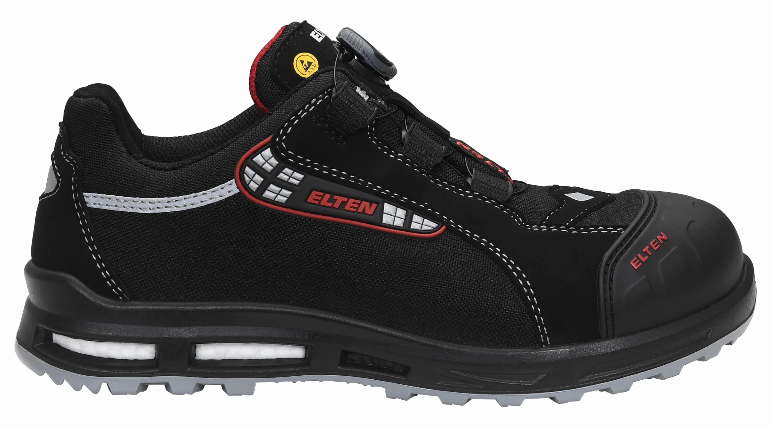 ELTEN SENEX XXT Pro Boa ESD S3S, Zapatos de Seguridad para Hombre, Ligero, Puntera de plástico, Material Superior: Textil, Forro Interior: Textil (Transpirable), Talla 45