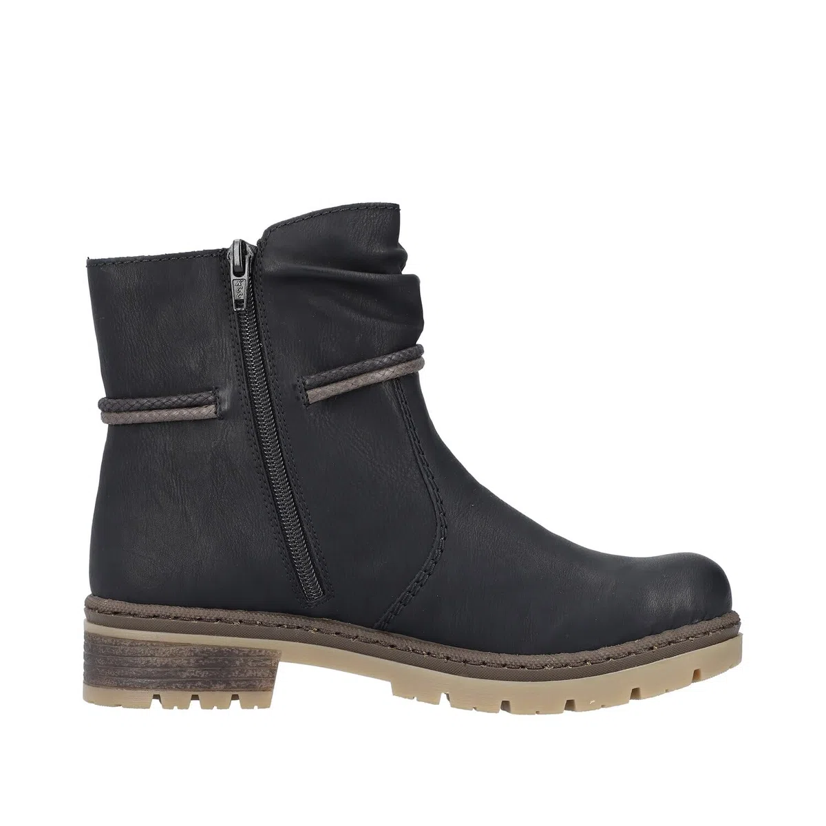 Rieker Mujer Botines Y7418, señora Botines con Cordones