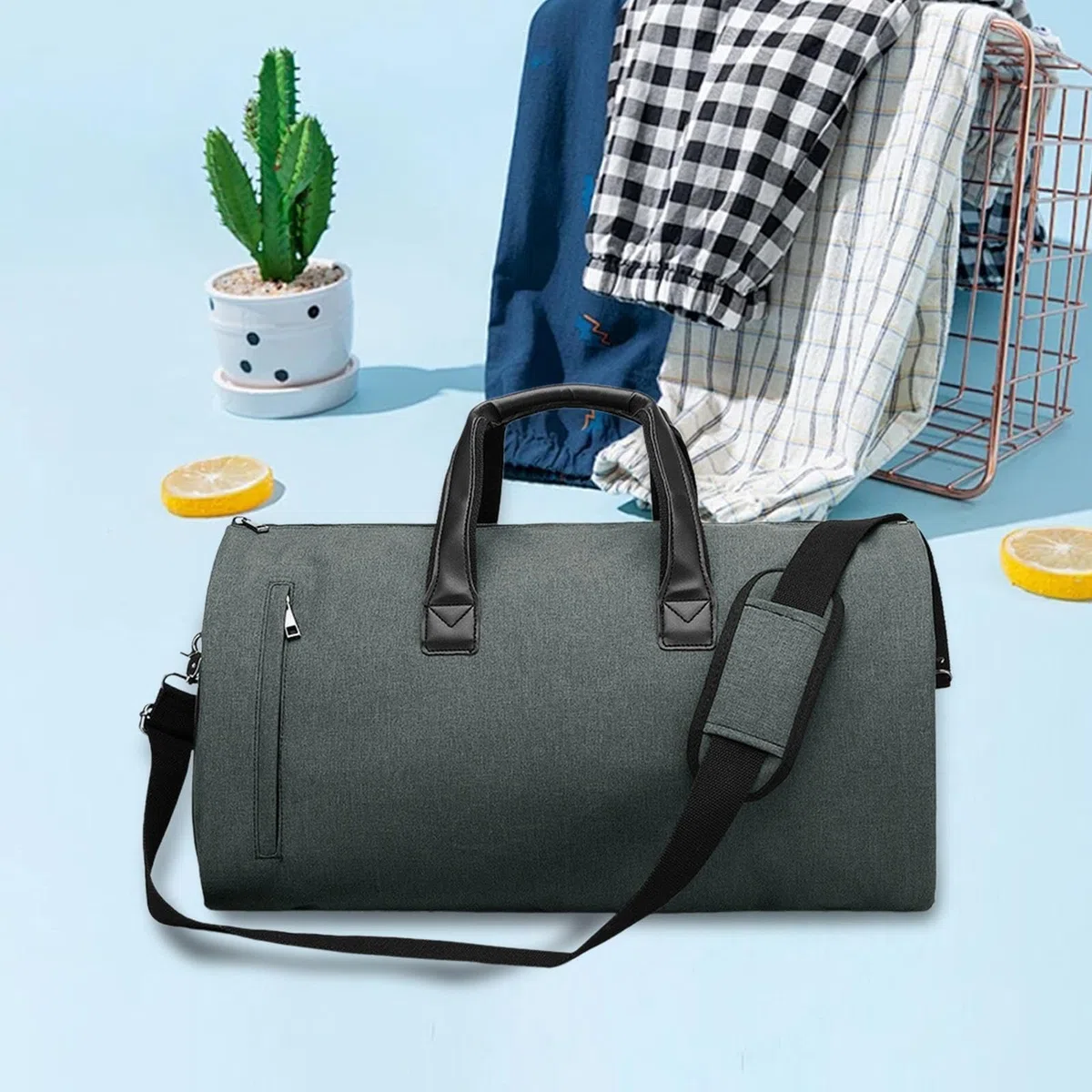 Bolsa de Viaje Impermeable con Correa Ajustable, Gran Capacidad, Ideal para Deportes, Gimnasio, Viajes, Vacaciones, Viajes, Equipaje de Mano, para Hombres y Mujeres.