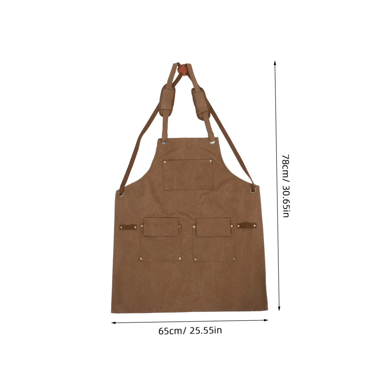 Delantal de Trabajo de Lona Resistente con Múltiples Bolsillos y Tirantes Ajustables Delantal para Carpinteros Jardineros y Chefs Protección Profesional para Cocina y Bricolaje