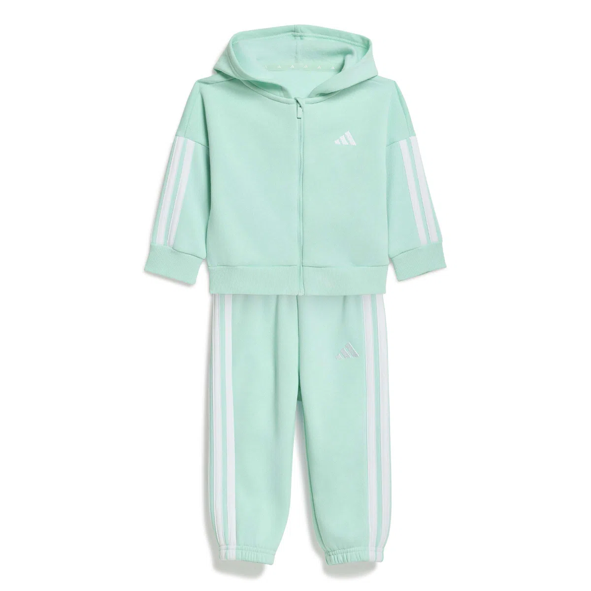 adidas Unisex bebé Essentials Jogger Track_Suit, clear mint/white, 12-18 Months