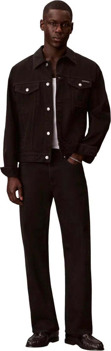 Calvin Klein 90s Ck Classic Black Trucker Lv04rf706g Chaquetas Hombre