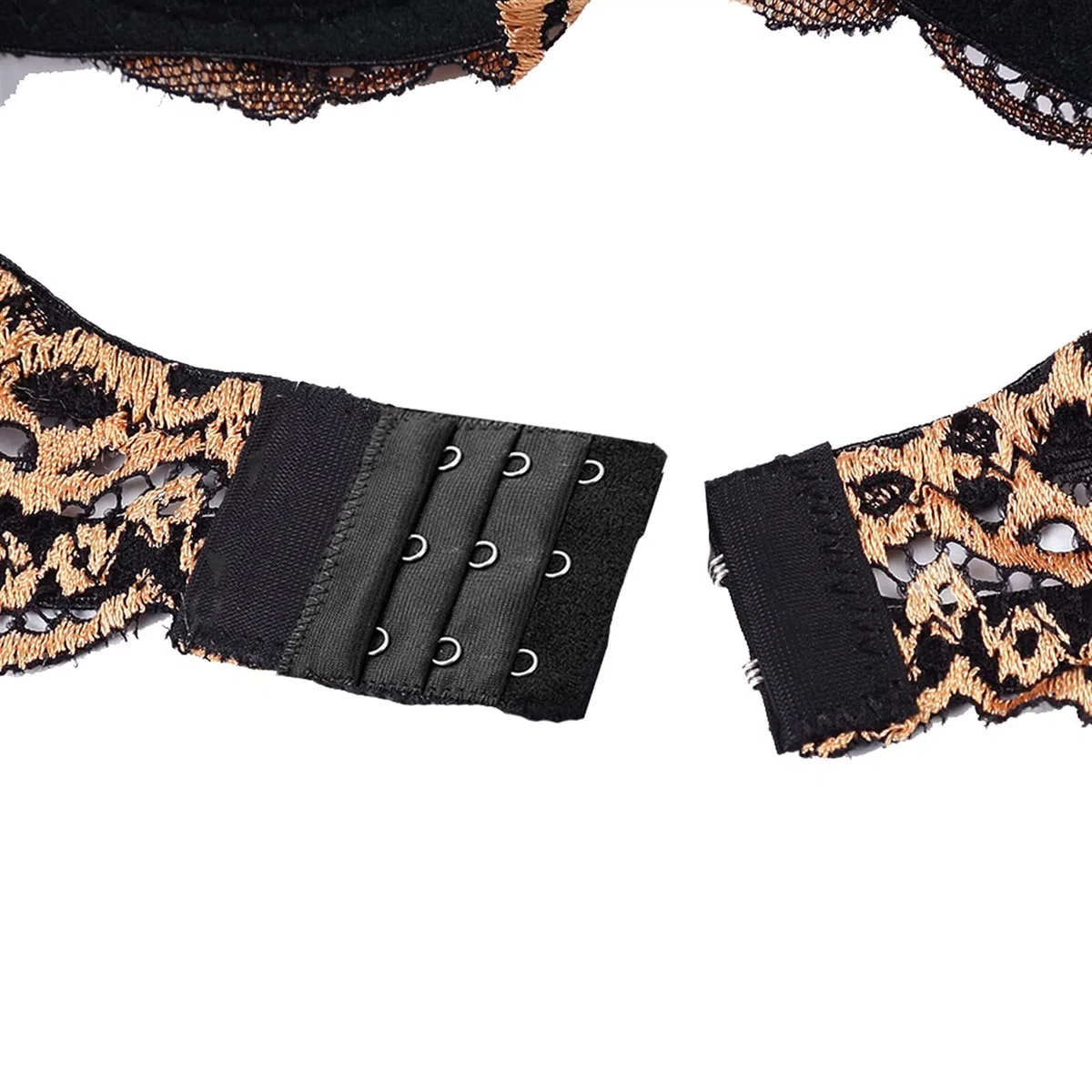 YZCIS Conjunto de lencería para Mujer, lencería de Leopardo, Sujetador de Encaje y Bragas con Tirantes, picardías de Malla, Ropa Interior, Conjuntos de Mono, Bralette, Ropa de Dormir