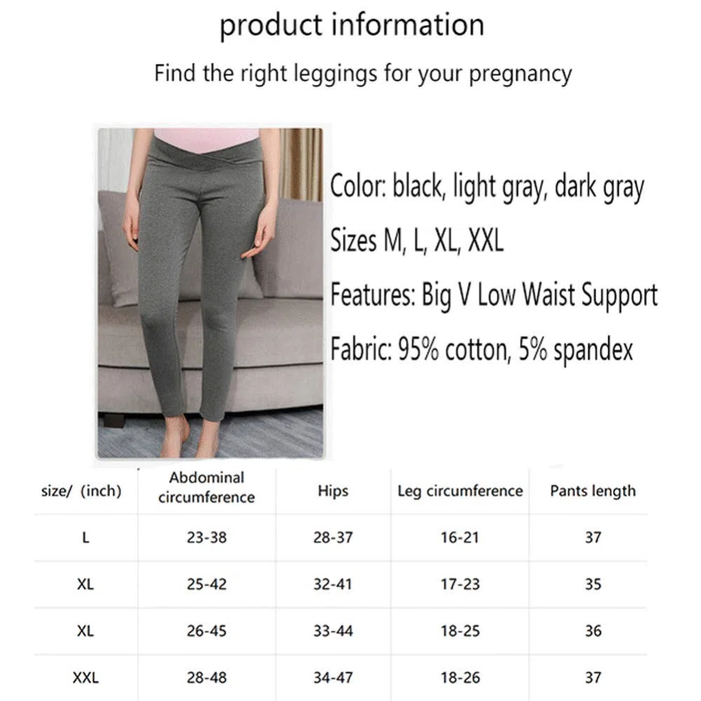 Leggings Para Mujeres Embarazadas Pantalones De Vestir Exteriores Finos Pantalones Recortados Algodón Mujeres Embarazadas Pantalones De Barriga De Arrastre Primavera Y Otoño,Cream-XL