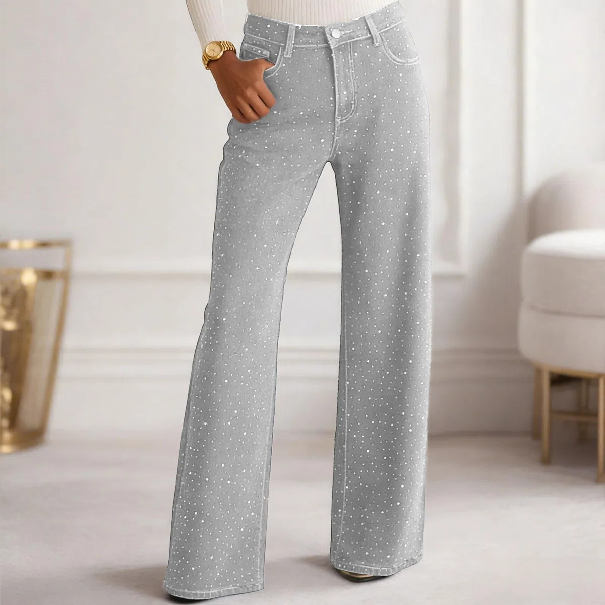 Vaqueros Rectos Mujer Vaqueros Elásticos Mujer Campana Pantalones De Cintura Alta Y Pierna Ancha para Pantalones De Tamaño para Niñas Adolescentes