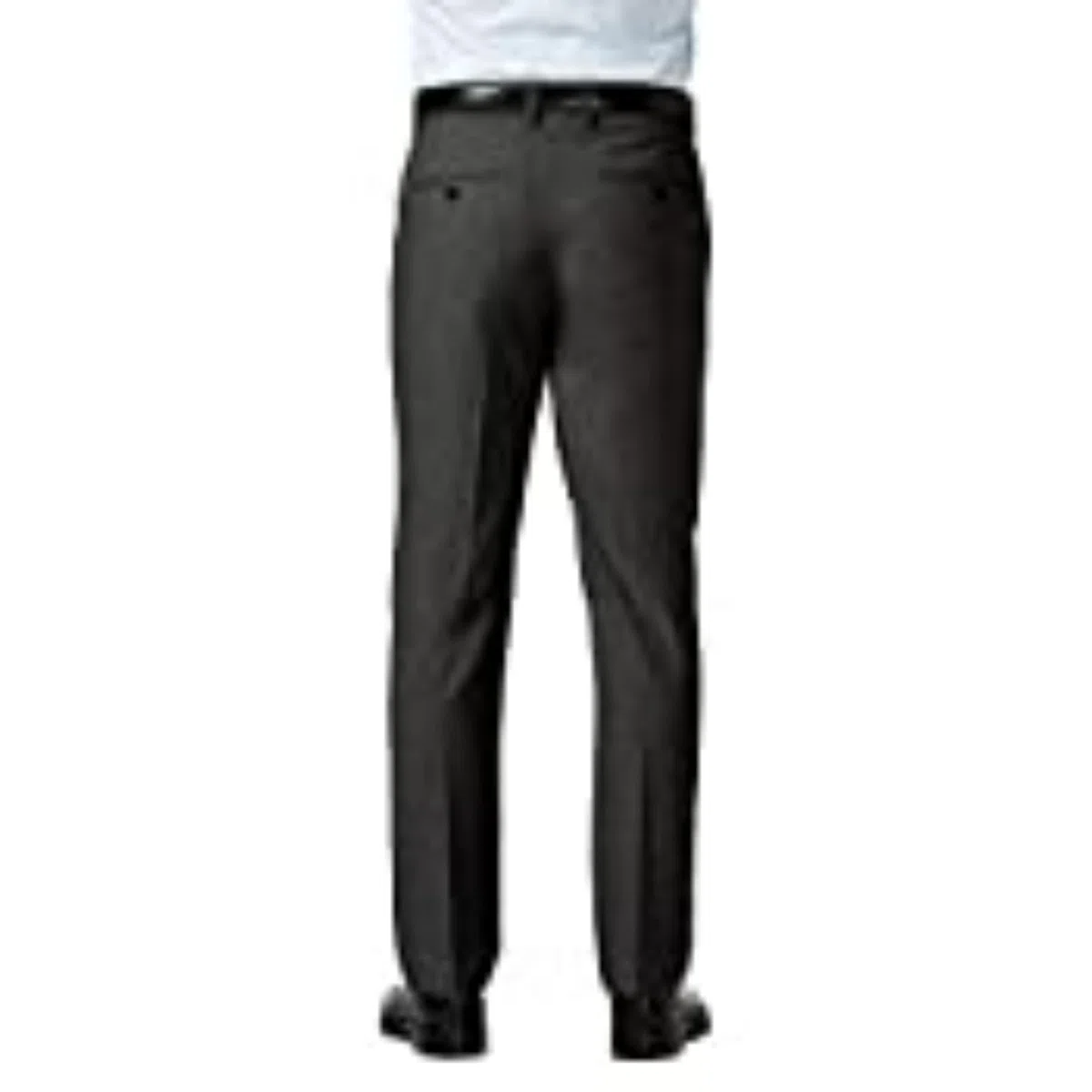 Haggar Slim Fit Flat Front Super Flex Waistband Stretch Dress Pant - Pantalones Informales Hombre