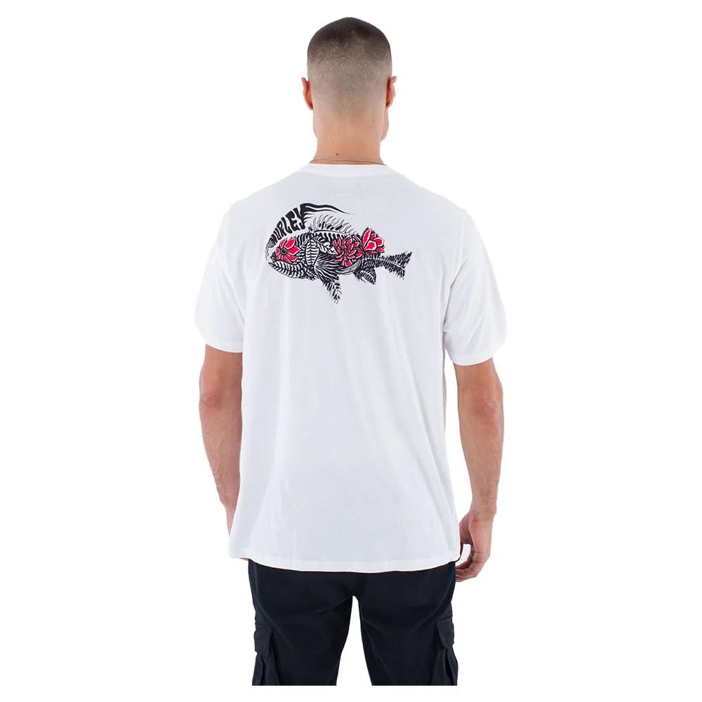 Hurley Evd Flower Fish Camiseta Hombre