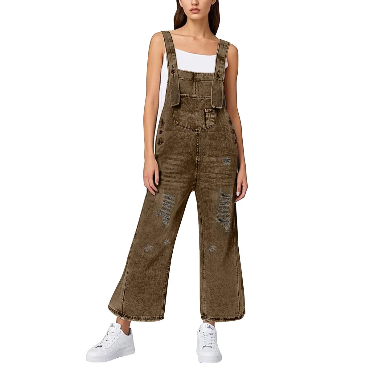 Peto Vaquero Mono para Mujer Tezano Deportivo Overol Ancho Baggy Trabajo Macacao Largos Talla Grande Fiesta Formal Tallas Grandes Anchos Casual