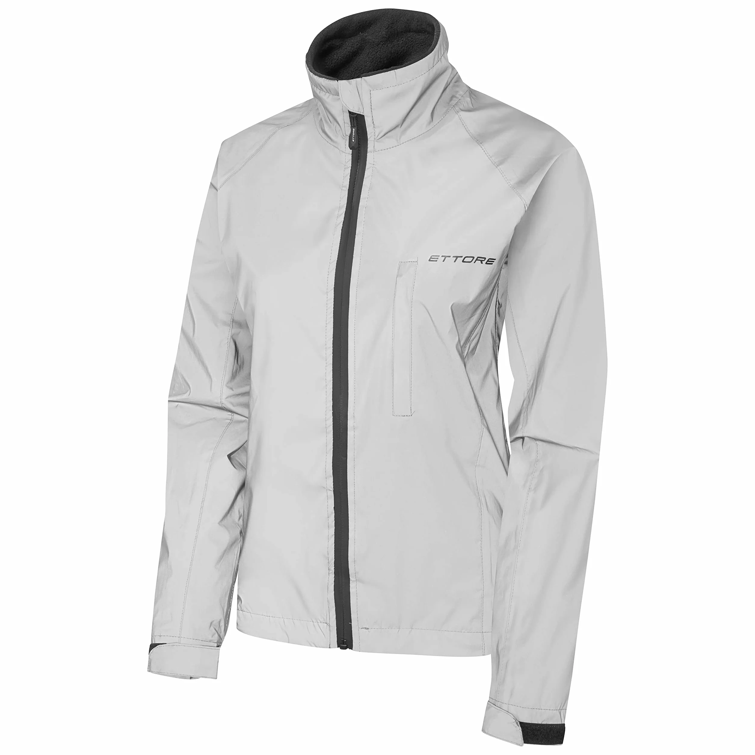 Ettore Chaqueta De Ciclismo Impermeable Y Transpirable De Alta Visibilidad En Color Plata para Mujer - Night Glow