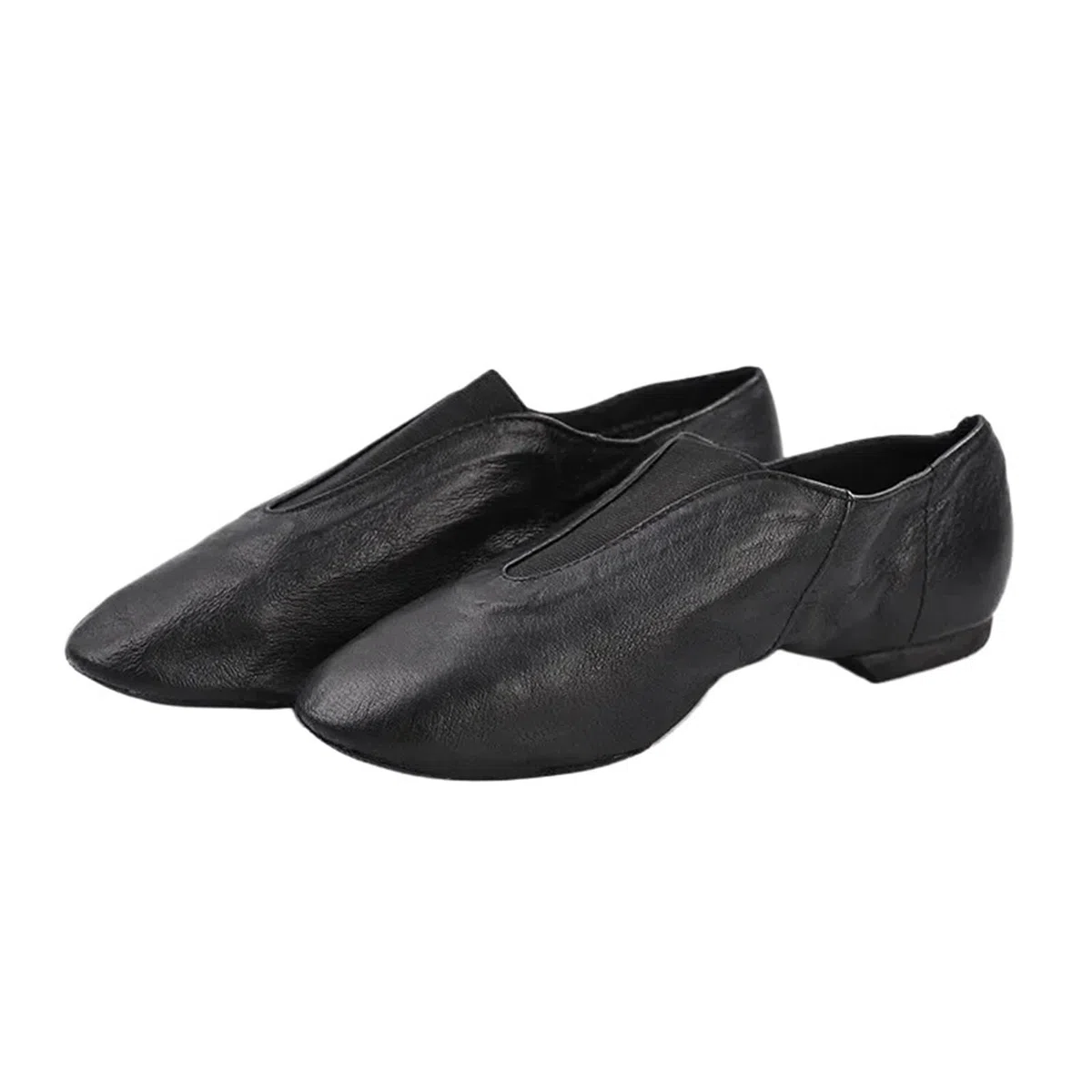 Slip On Dance Jazz Zapatos de Baile Bebé Niño Adulto Mujeres Hombres Vientre Moderno Ballet Gimnasio Jazzy Zapatillas para Presentaciones en el Escenario(Black,41)