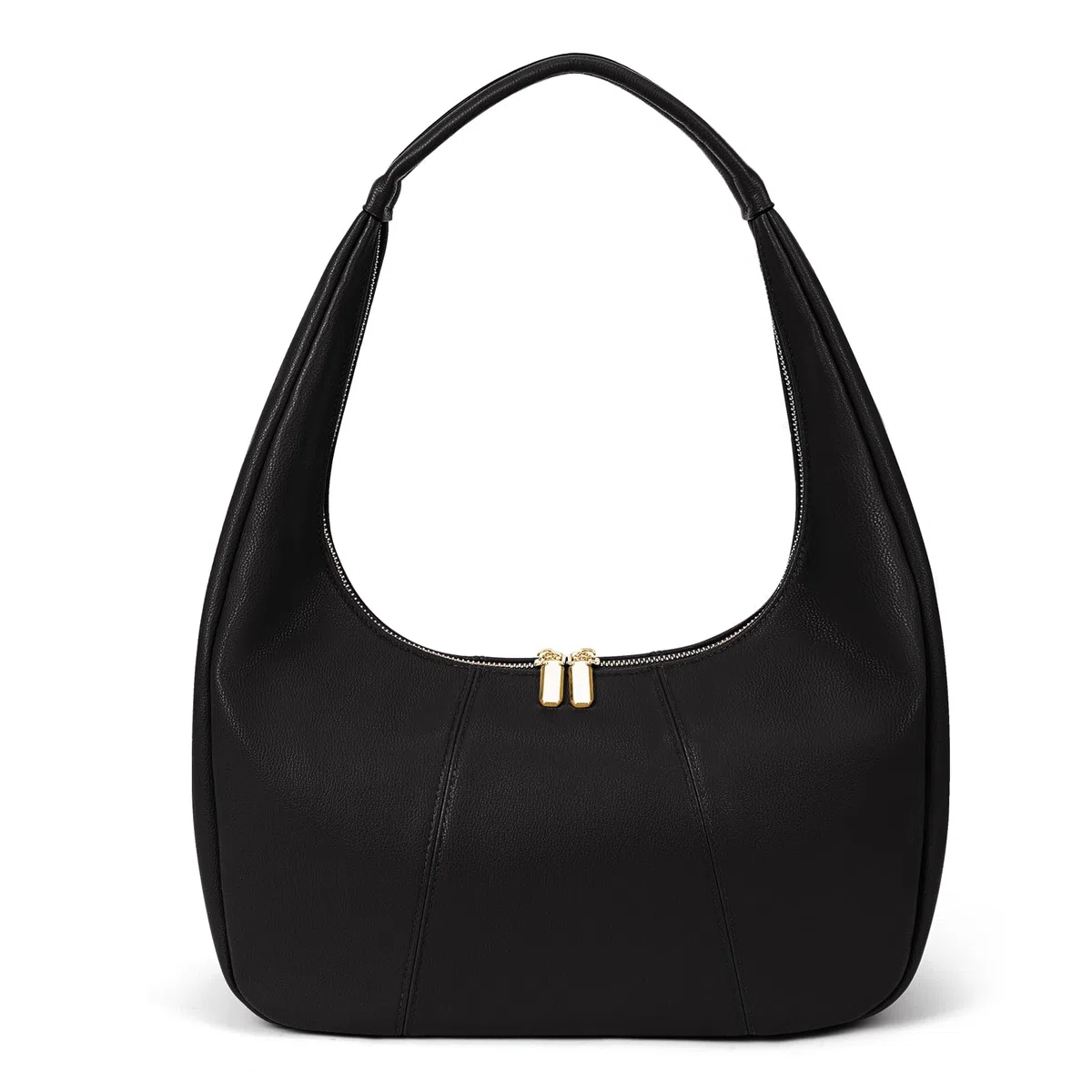 ACUYE Bolso de mano para mujer, de piel sintética, bolso de hombro para mujer, bolso de mano de cuero moderno de media luna