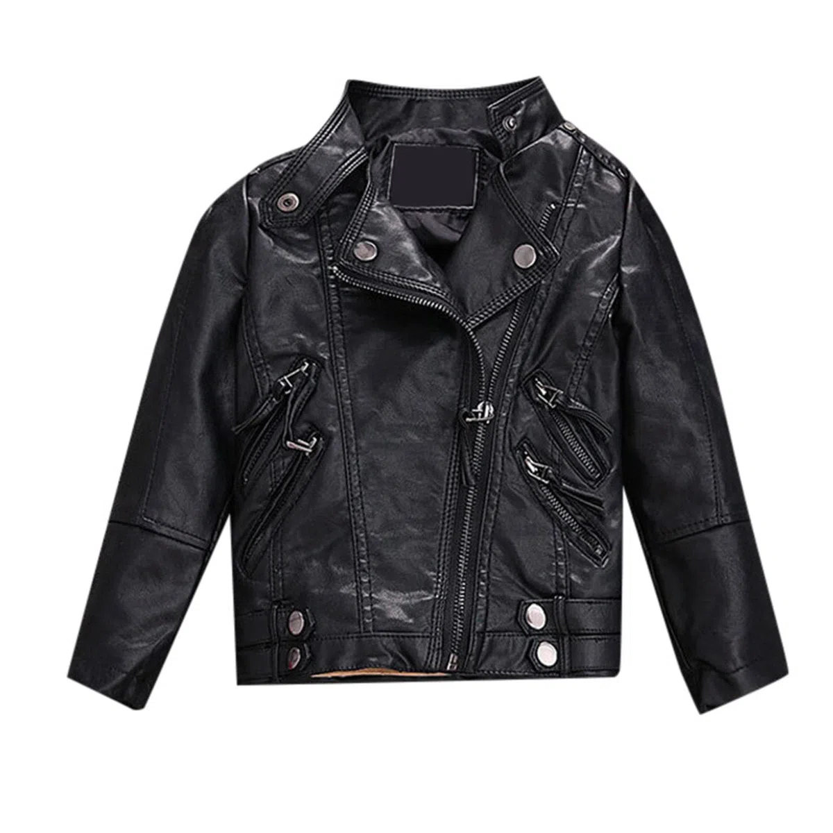 Generisch Categoría de producto Chaqueta para niña – Chaqueta de piel de primavera con aspecto de moto Chaqueta de piel sintética para ?