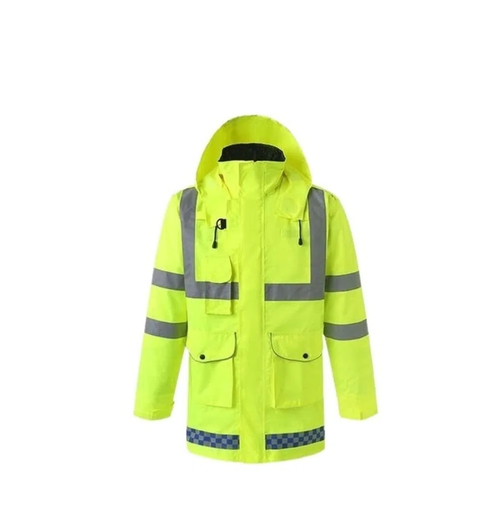 Hola Víctor, Chaleco reflectante de tela Oxford invierno, negro, varios tamaños(Coat,XL)