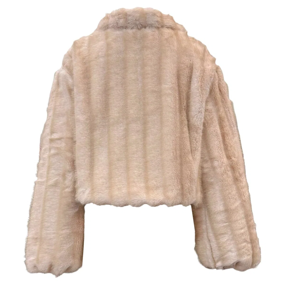 Chaqueta sintética de Lujo, cálida y acogedora, de Forro Polar, Abrigo de Invierno Informal de Manga Larga con Bolsillos, cómodo y de Corte Holgado, Mujer, Prenda Exterior otoño e Invierno