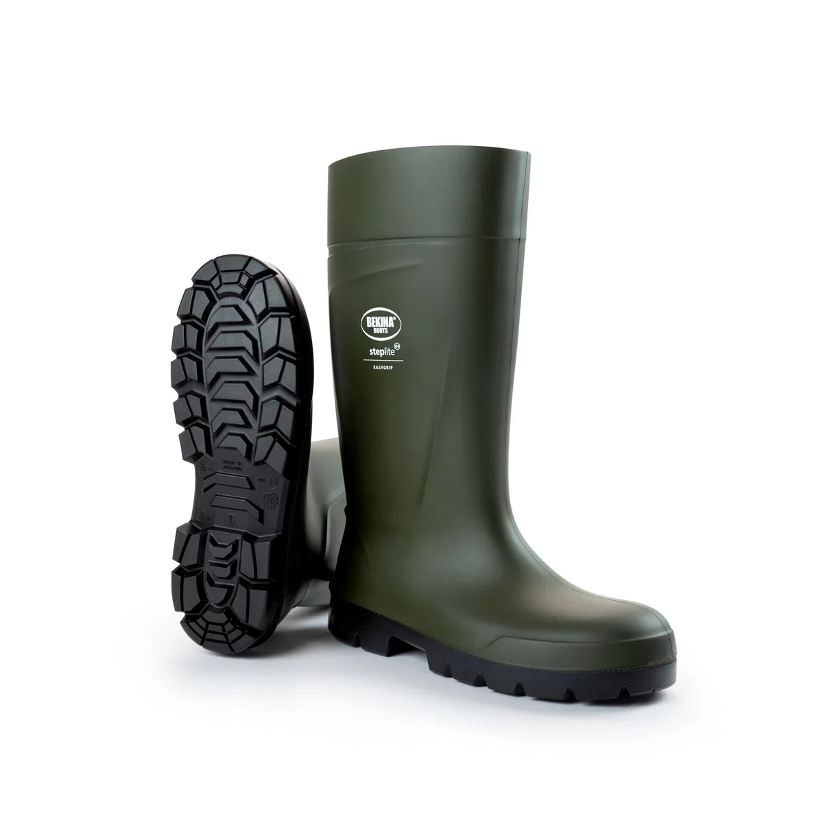 Botas de Seguridad para Hombres sin Puntera de Acero para la Agricultura, Ligeras, de Gran Comodidad, Suela Antideslizante, Resistentes al los Productos de Limpieza, Verde, EU 37 | Botas de trabajo ultraligeras y antideslizantes para hombre y mujer, suela