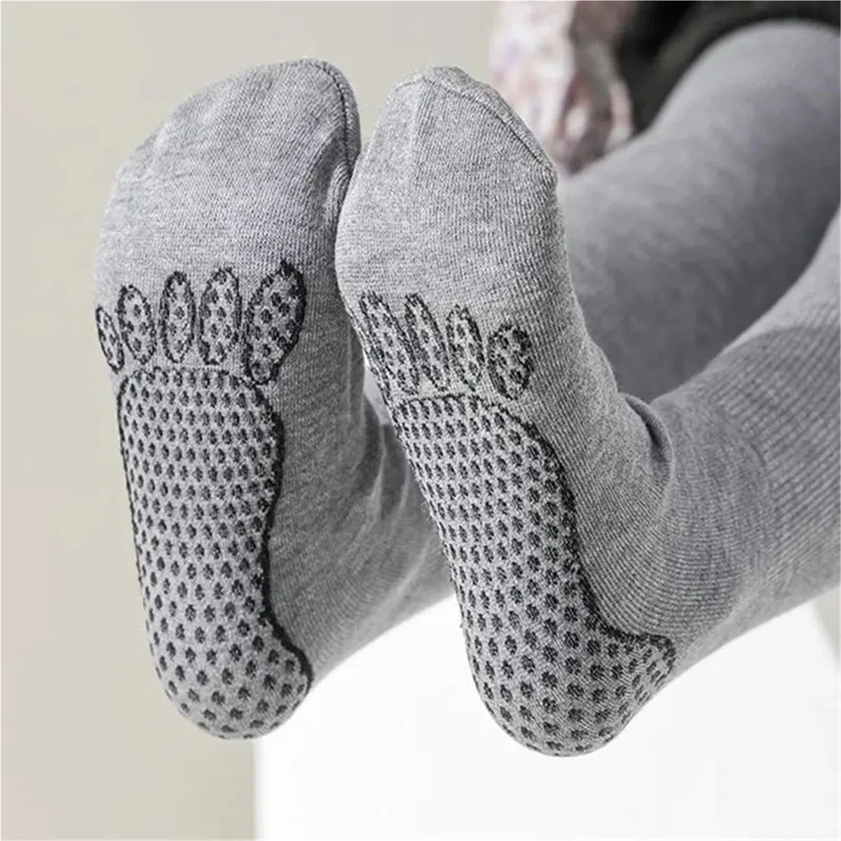 Medias Sólidas for Niñas - Medias de Baile Antideslizantes | Leggings cómodos y elásticos for 3-15 años(Black,12-15Y(XXL))