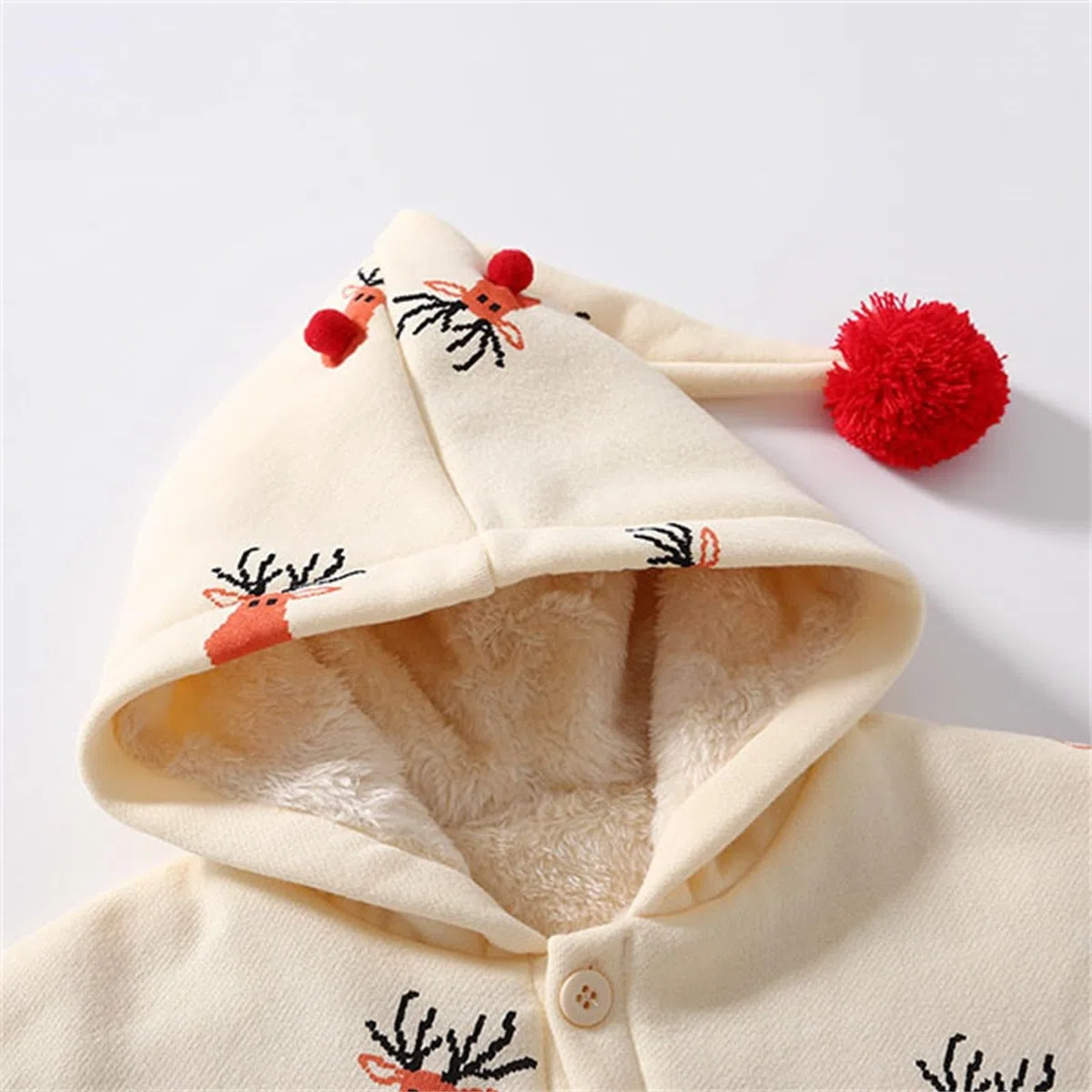 Generisch trajes de Navidad para bebé niña terciopelo capucha poncho rojo abrigo chaqueta s top mujer