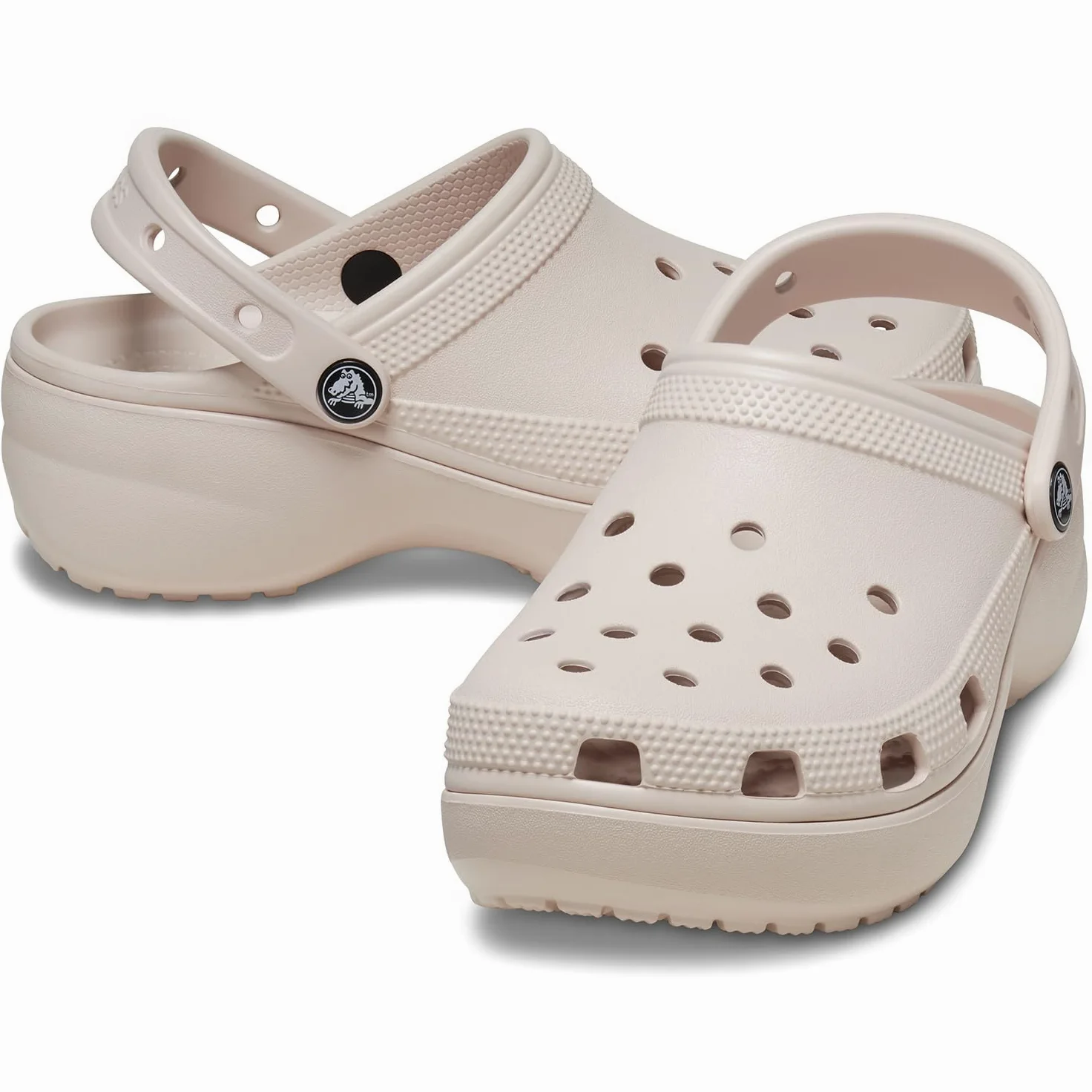 Crocs Women's Classic Platform Clog 38-39 EU Quartz