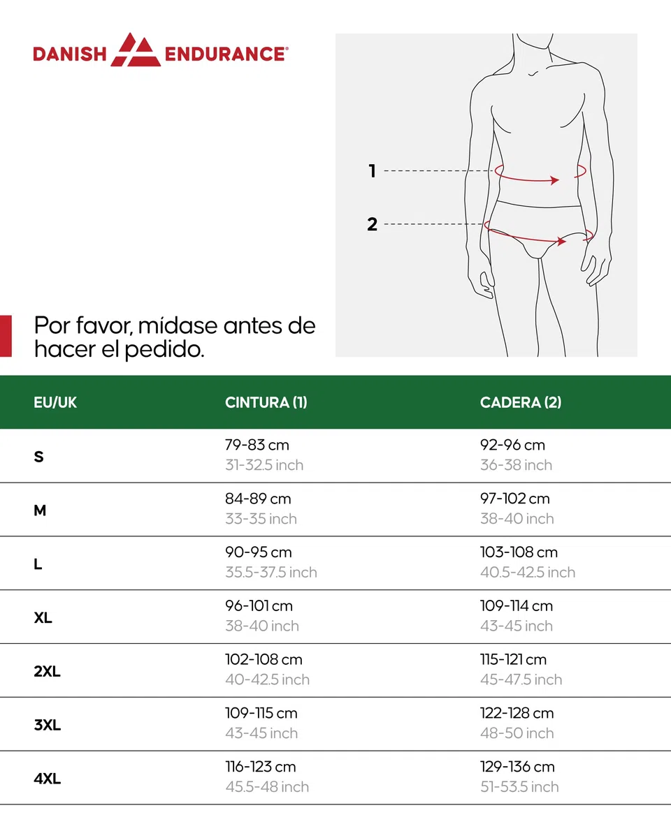 DANISH ENDURANCE Calzoncillos Hombre Slip, Slips Hombre Algodon, Calzoncillos Transpirables, Ropa Interior Hombre, Pack de 3 o 6