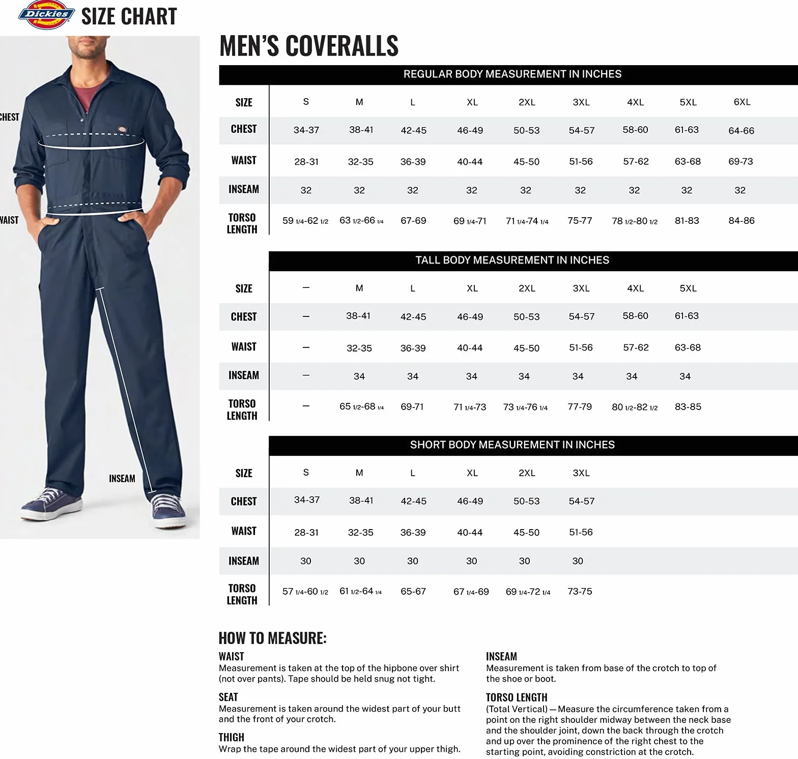 Dickies Short-sleeve Coverall Mono de manga corta Hombre