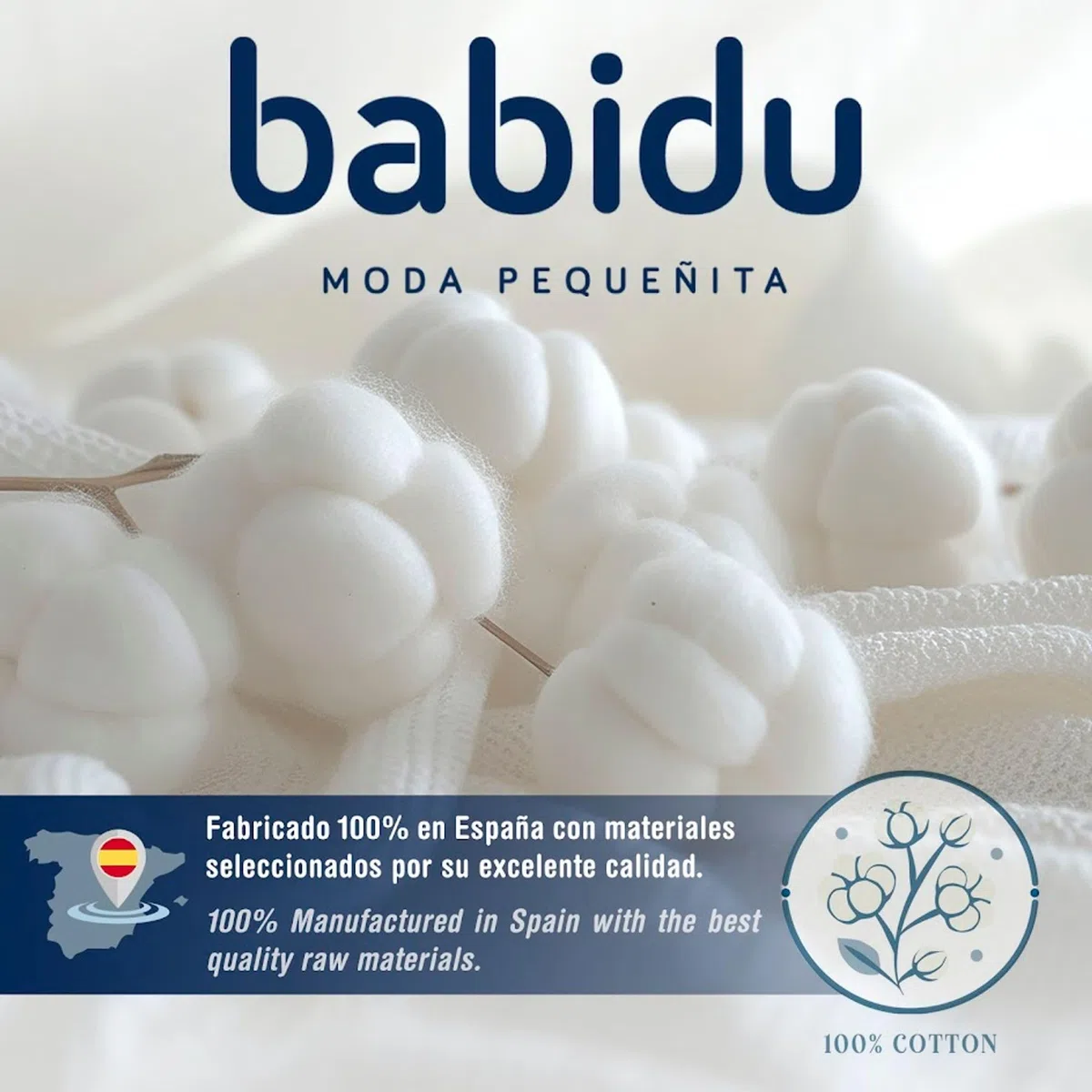 BABIDU Vestido Bebé Niña con Braguita, Algodón Suave y Ligero, Ideal para Eventos, Paseos o Regalo, Ropa Elegante para Recién Nacida