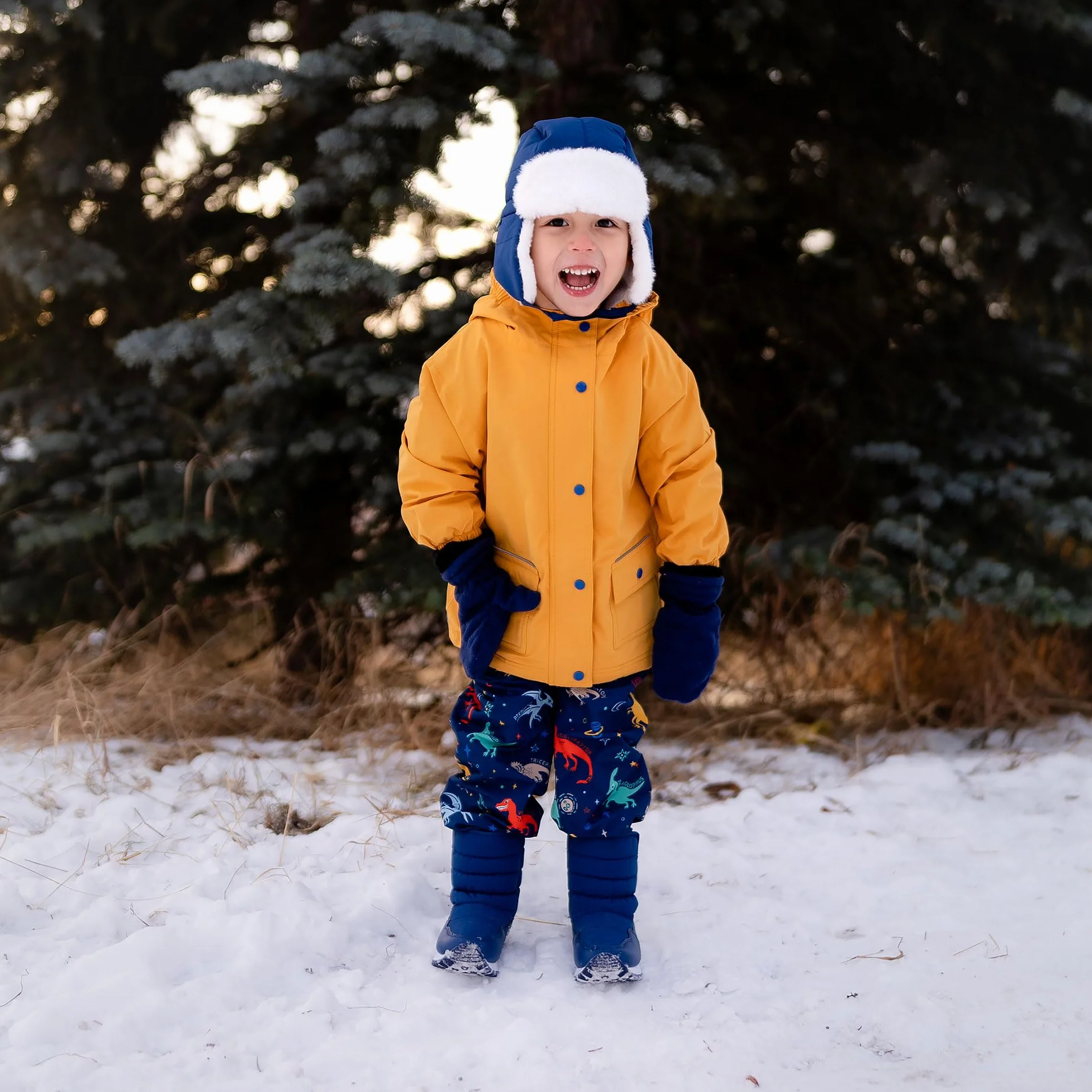 Jan & Jul Kids Water-Proof Fleece-Lined Rain Coat Jacket Hooded by