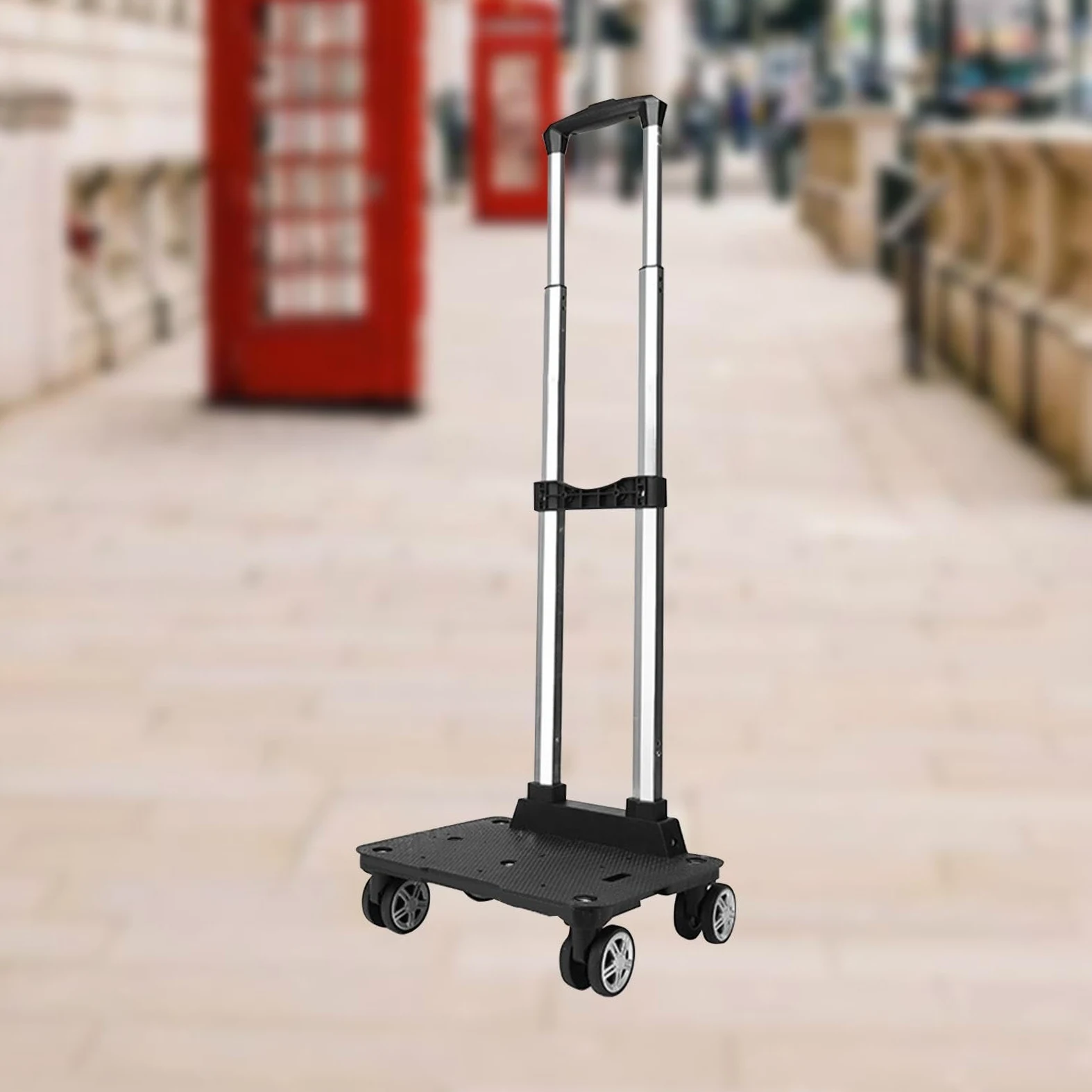 Carrito de Viaje Mochila Carro Equipaje Ligero Plegable Manija Confortable Uso Adecuado para Estudiantes Turistas y Viajes Cortos, cuatro ruedas, unico