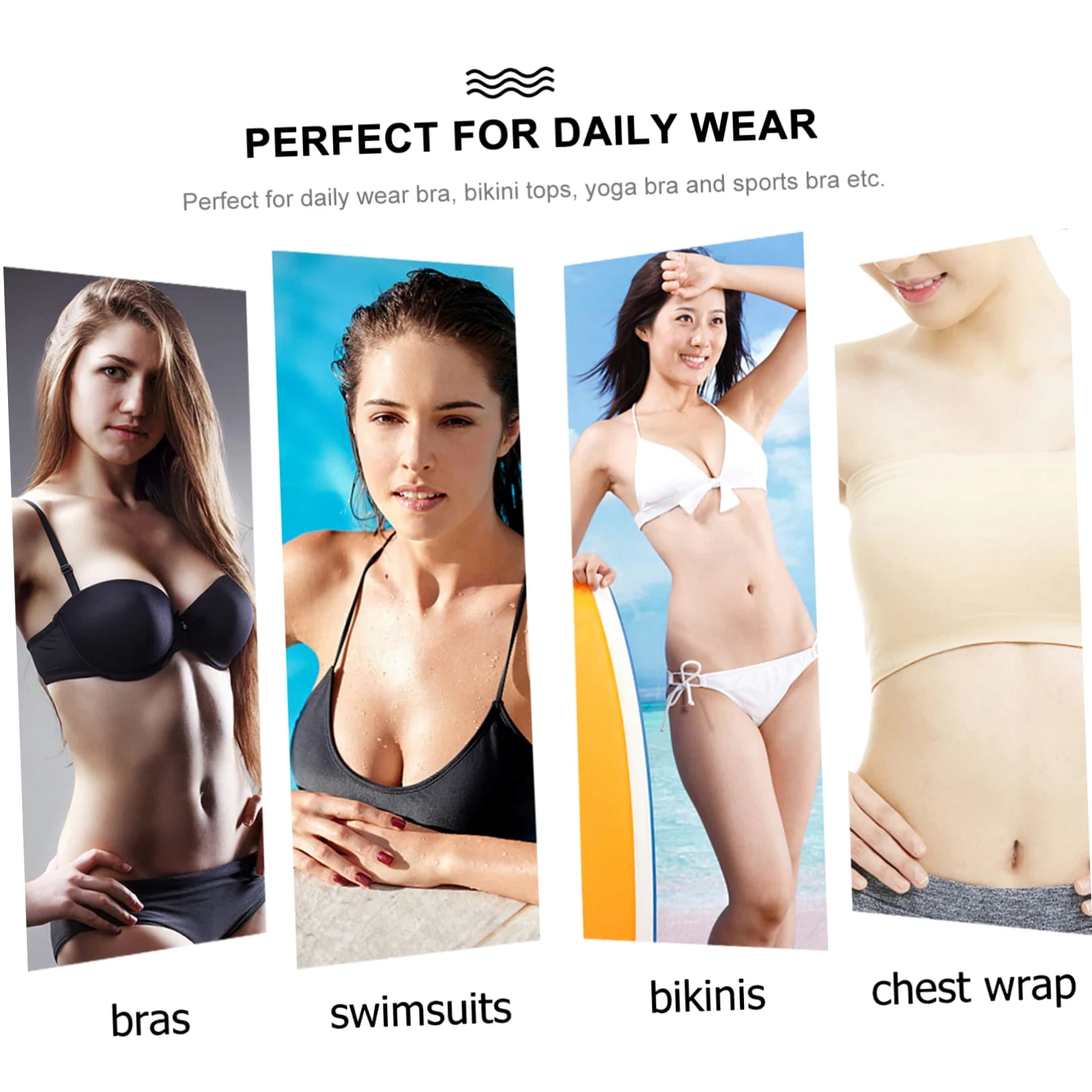 20 Pares De Almohadillas De Sujetador Redondas De Talla Sujetadores Deportivos Almohadillas De Push Up Sujetador Bandeau Push Up Sujetador Deportivo Sin Tirantes