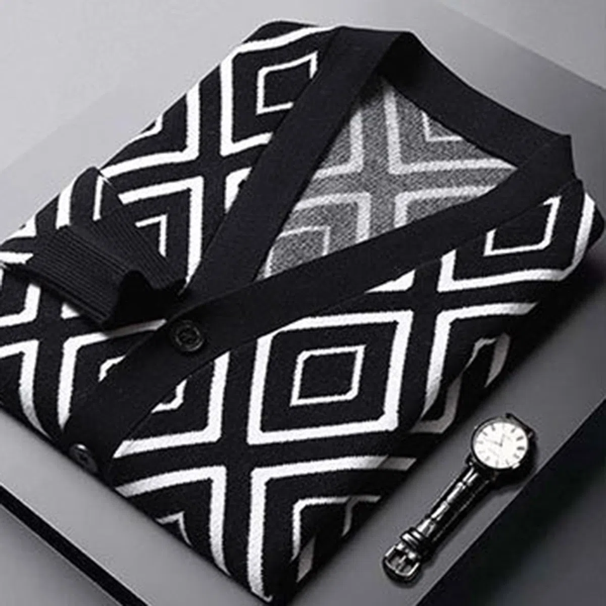 Genérico Jersey Hombre Cardigan, Chaqueta De Punto Elegante Hombre con Botones Corte Regular Cárdigan De Punto Color Liso Holgado Casual Punto Grueso para Otoño E Invierno