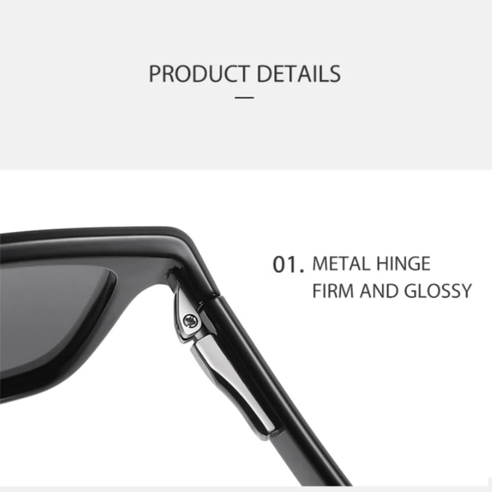 Gafas polarizadas con protección UV400, montura TR90, para exteriores, con protección antirreflejos y efecto de sol.