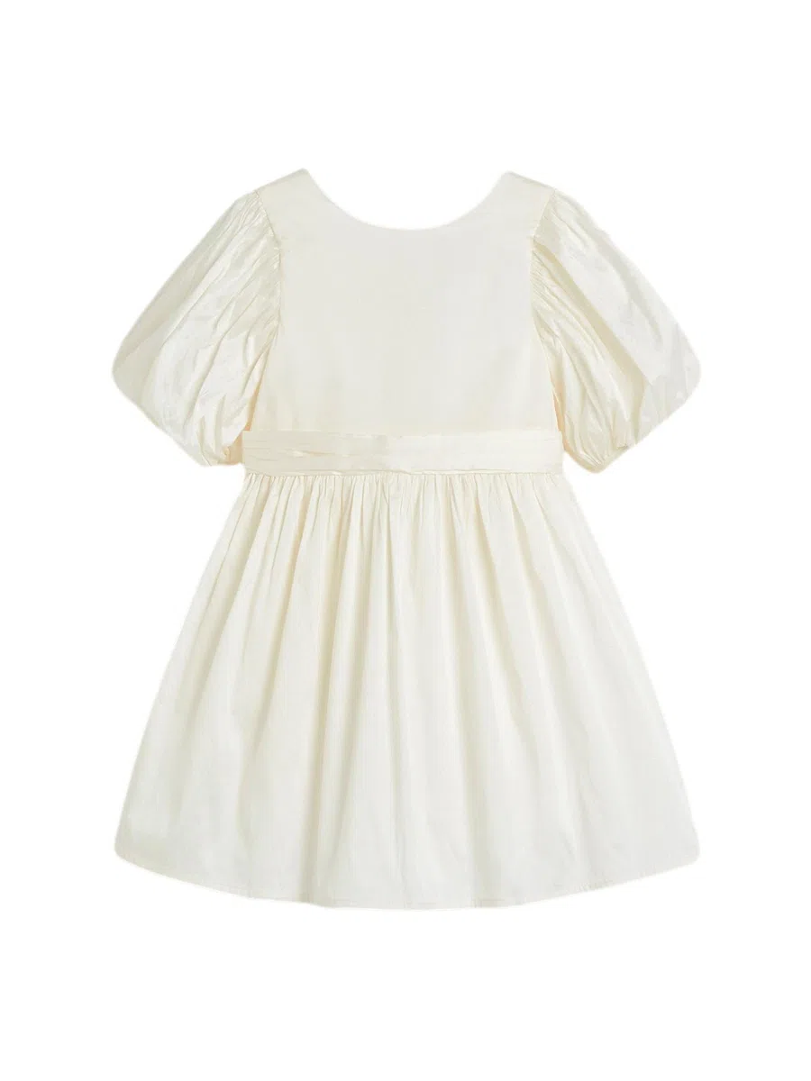 NEXT Niñas Vestido de tafetán con Lazo para niña de Las Flores