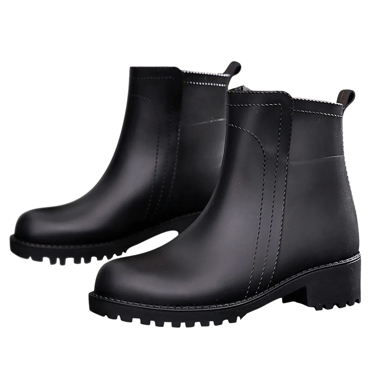 Botas de goma para mujer, botines de goma cortos, botas de lluvia, impermeables, botines de jardín, botas de goma, para exteriores, antideslizantes, para tobillo, botas de lluvia, botas de lluvia
